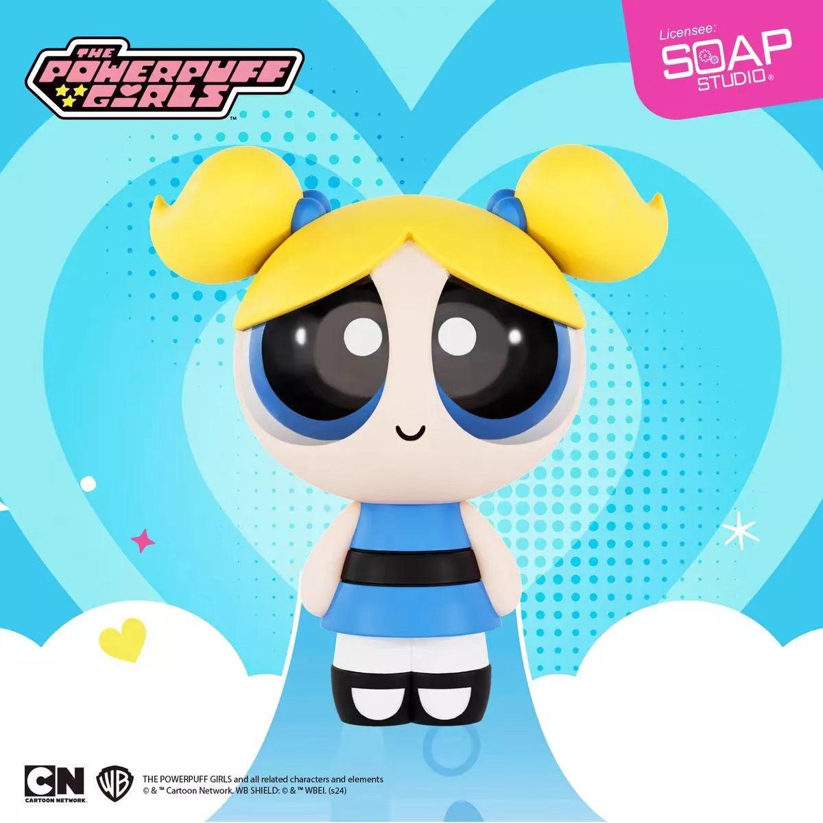 Soap Studio The Powerpuff Girls Blop Blop Series Figure Set - 3-Pack Collectible Action Figures for Kids & Fans | Perfect for Display, Gifts, and Playtime Fun