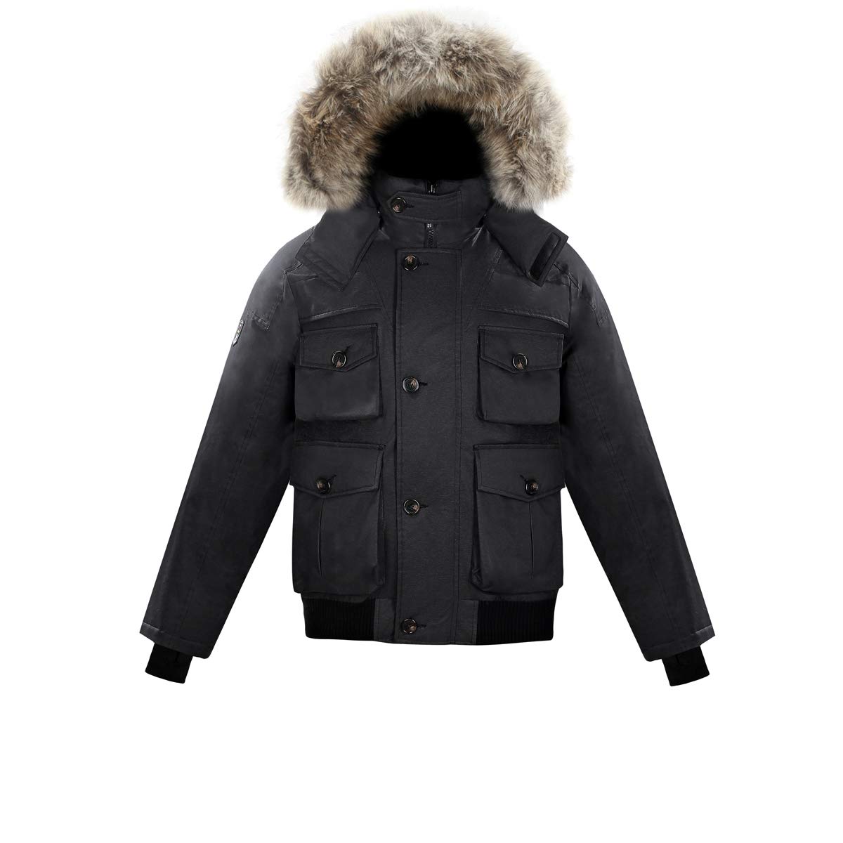 Triple F.A.T. Goose Men's Rockland Winter Parka - Waterproof Insulated Puffer Jacket for Men - Warm Down Coat for Extreme Cold Weather - Perfect for Snowboarding, Skiing & Winter Outdoor Activities