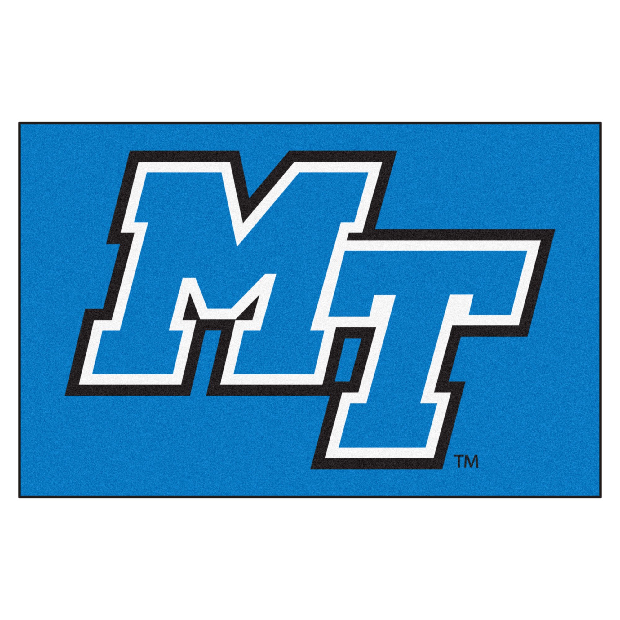 Fanmats Middle Tennessee State University Starter Rug - College Dorm Room Decor, Fan Gear for MTSU Alumni & Students - Perfect for Bedroom, Living Room, Game Day Parties