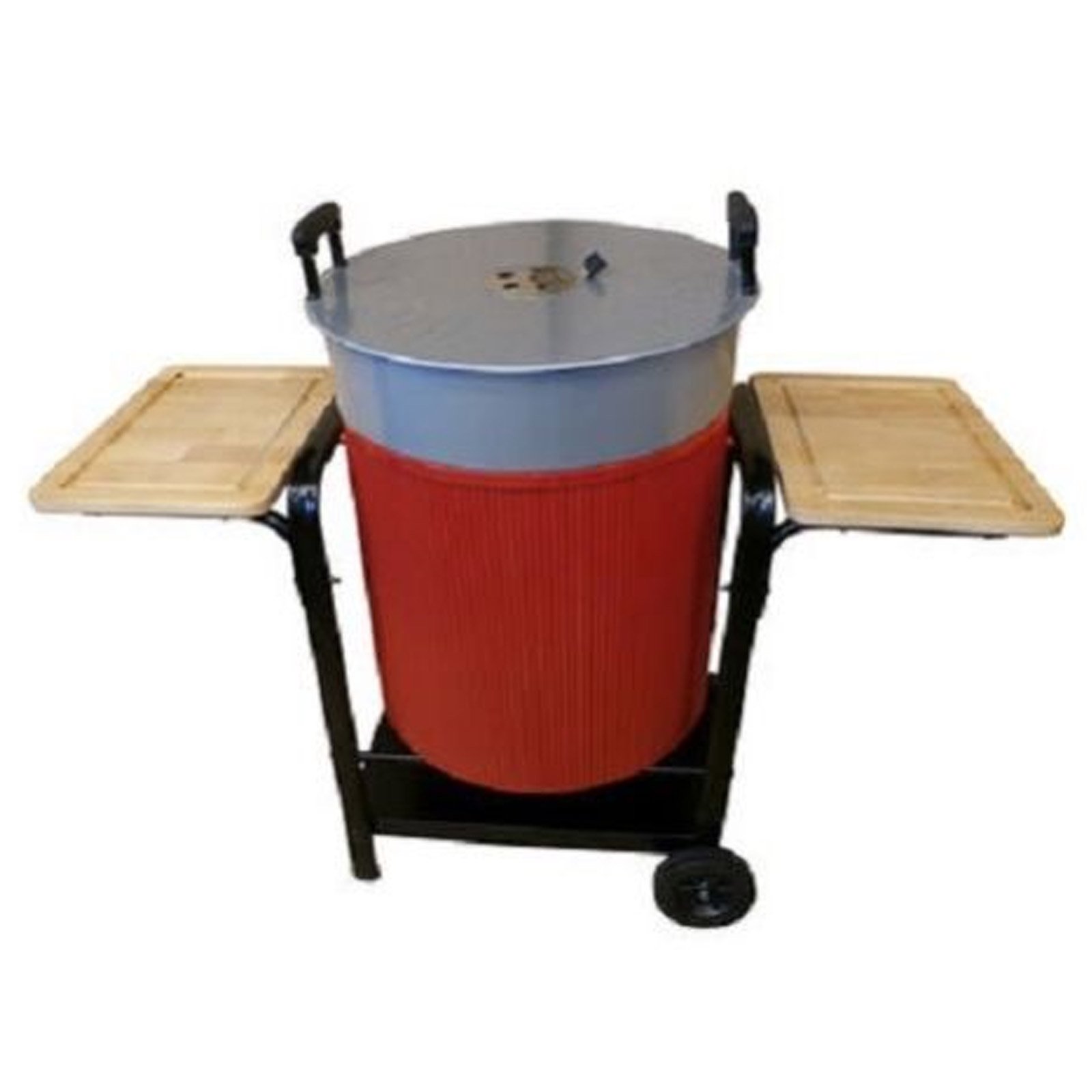 Premium Carvers Big Shot Charcoal Grill - Heavy Duty Outdoor BBQ Smoker with Adjustable Vents - Perfect for Backyard Cookouts, Camping & Tailgating Parties