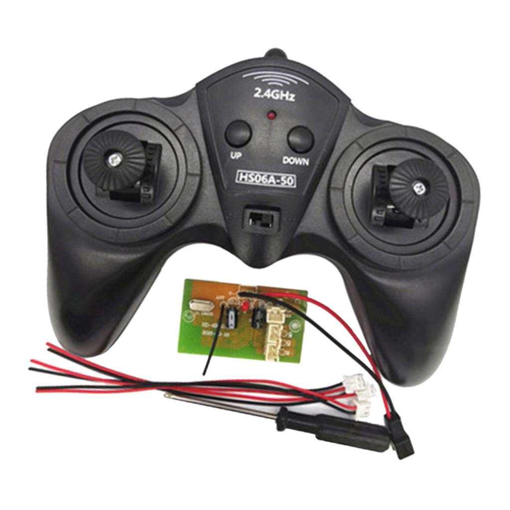 2.4G 6 Channel 12V RC Remote Controller and Receiver Set for Cars & Boats - Compatible with RC Toys, Hobbies, Model Vehicles - Perfect for Racing, Off-Roading & Water Sports