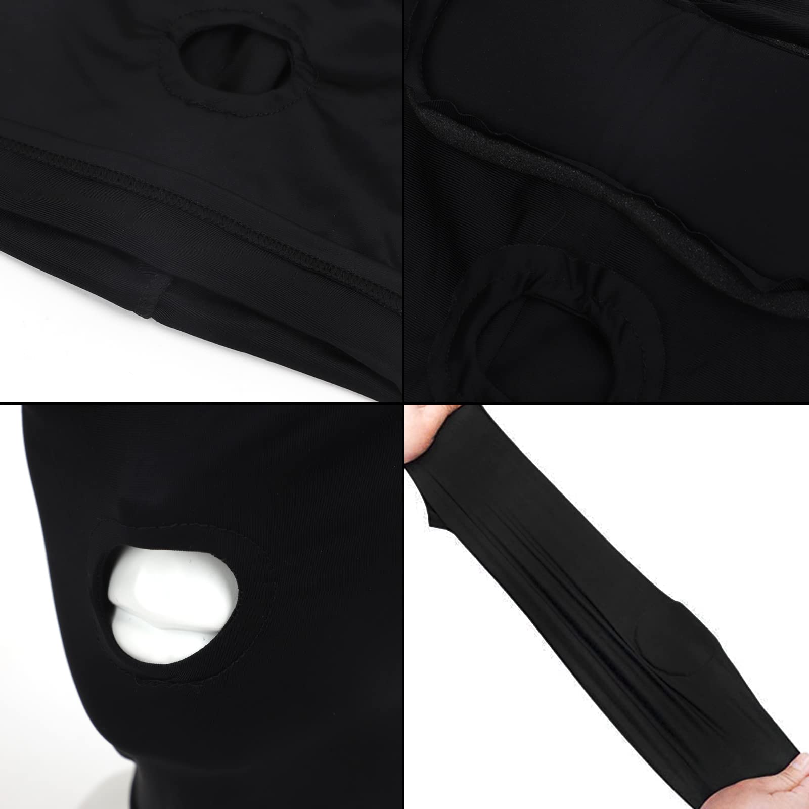 Funny Elastic Balaclava Mask - Black Full Face Cover for Halloween, Cosplay & Prank Costume | Stretchy Sexy Masquerade Headwear for Adults