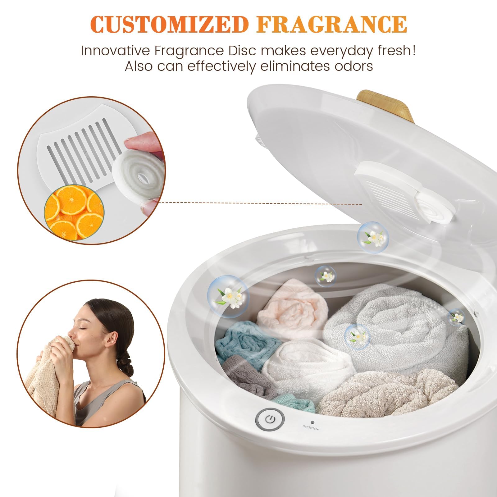 Premium Keenray Towel Warmer Bucket - Large Luxury Bathroom Towel Heater with Auto Shut Off | Fits 2 Oversized 40