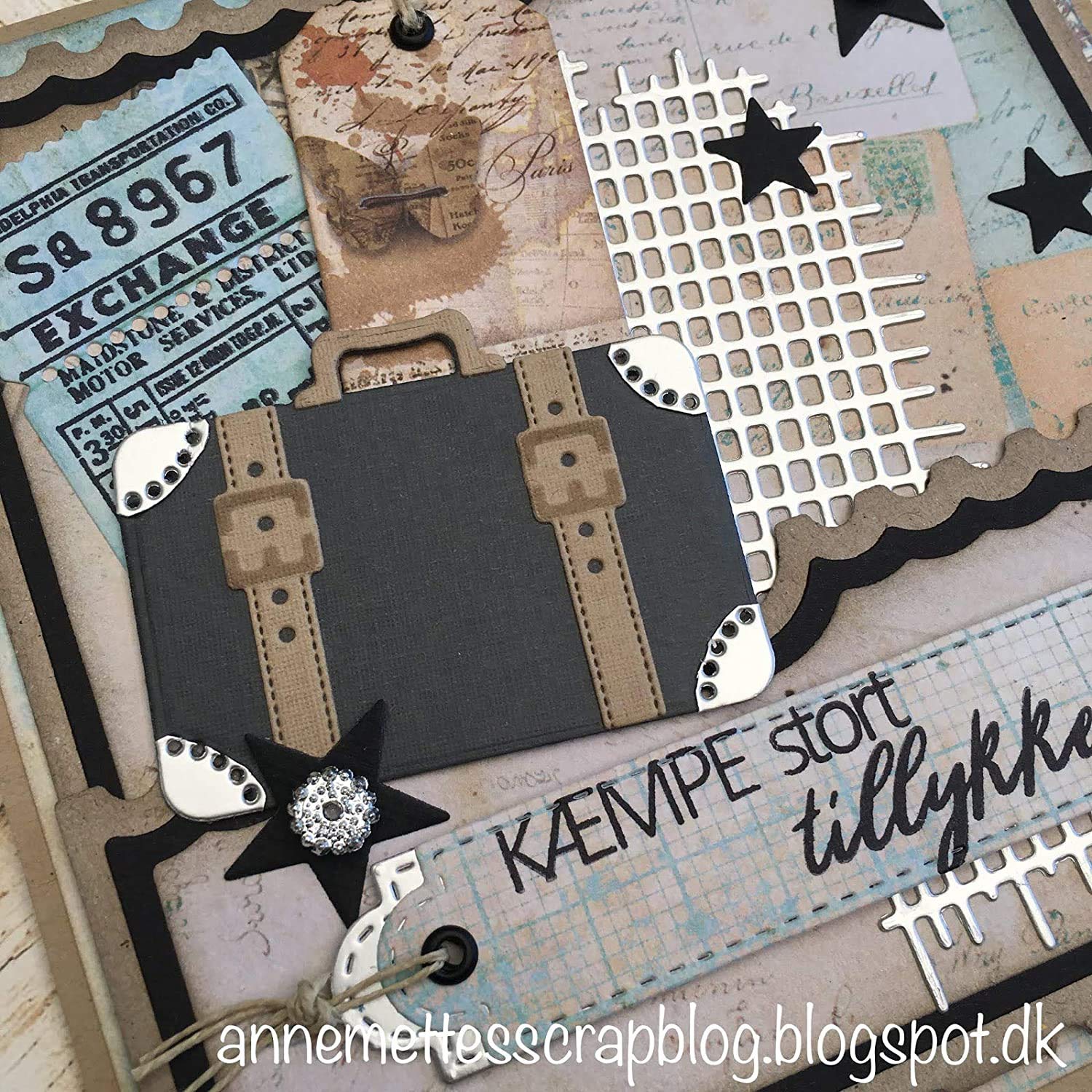2019 New Metal Cutting Dies for Scrapbooking & Card Making - DIY Travel Suitcase Embossing Dies for Paper Crafts | Perfect for DIY Scrapbooks, Greeting Cards, and Memory Albums
