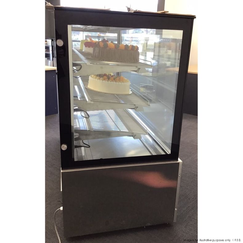 Bonvue SL860V Commercial Chilled Food Display Case - Energy Efficient Refrigerated Merchandiser for Deli, Bakery & Grocery Store Use