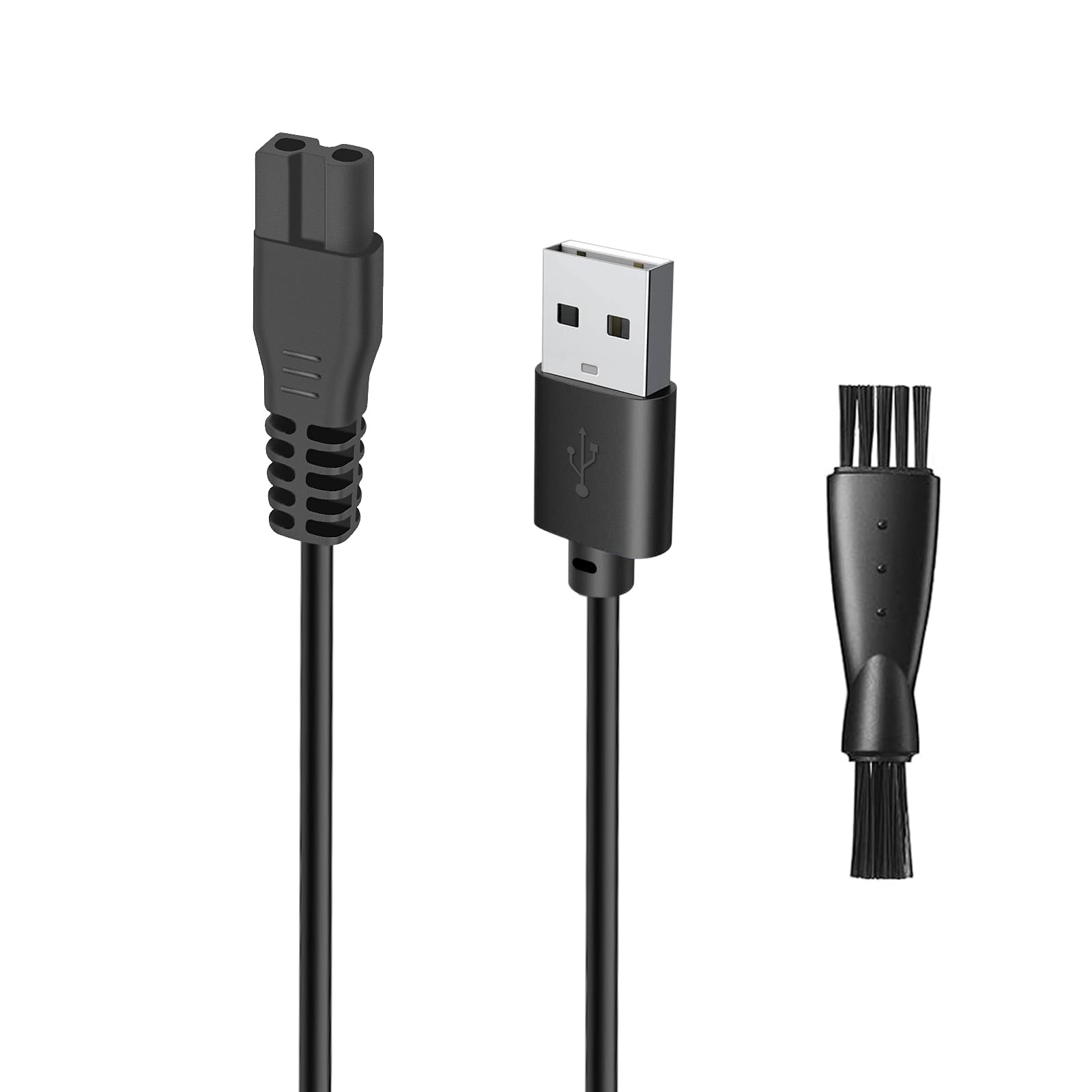 Original Title: 5V Charger Replacement Cable for MANSPOT Charging, wotdmu USB Charger Cord Compatible with MANSPOT Trimmer with 1 Cleaning Brush, 3.3ft Power Cord   Optimized Title: **MANSPOT Trimmer Replacement Charger Cable - 5V USB Power Cord (3.3ft) with Free Cleaning Brush - Compatible with MANSPOT Grooming Devices - Perfect for Home & Travel Use**