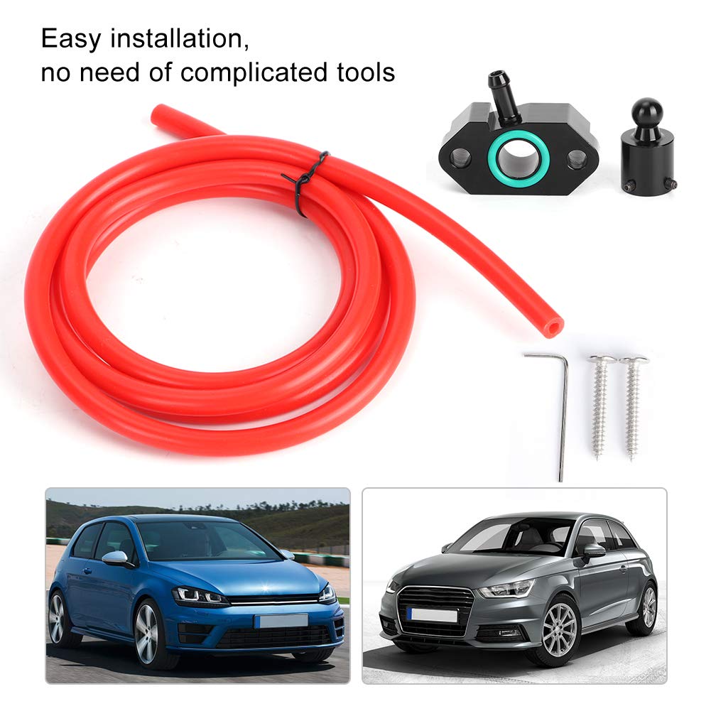 High Performance Aluminum Turbo Vacuum Adapter Kit - Compatible with 1.4TST EA211 Engine | Boost Tap & Vacuum Fitting for Car Turbo Upgrades | Perfect for Performance Tuning & Engine Modifications