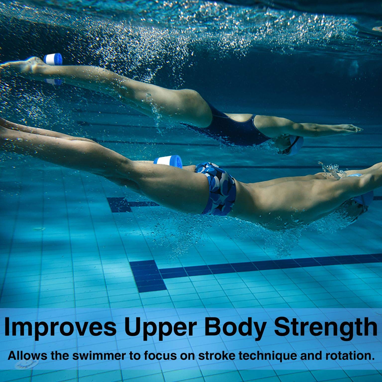 Pool Training Pull Float - Soft & Comfortable Water Gear for Upper Body Strength - Aquatic Workout Equipment for Swimming & Fitness - Perfect for Swim Training, Water Aerobics & Rehabilitation Exercises