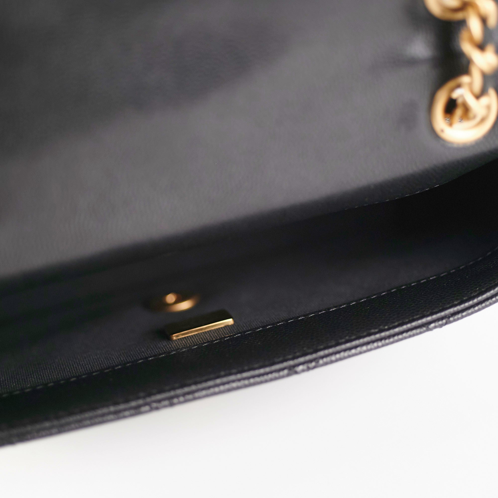 Chanel Classic Flap Bag Black Caviar Leather Shoulder Bag for Women - Perfect for Evening Parties, Date Nights & Luxury Fashion Accessories
