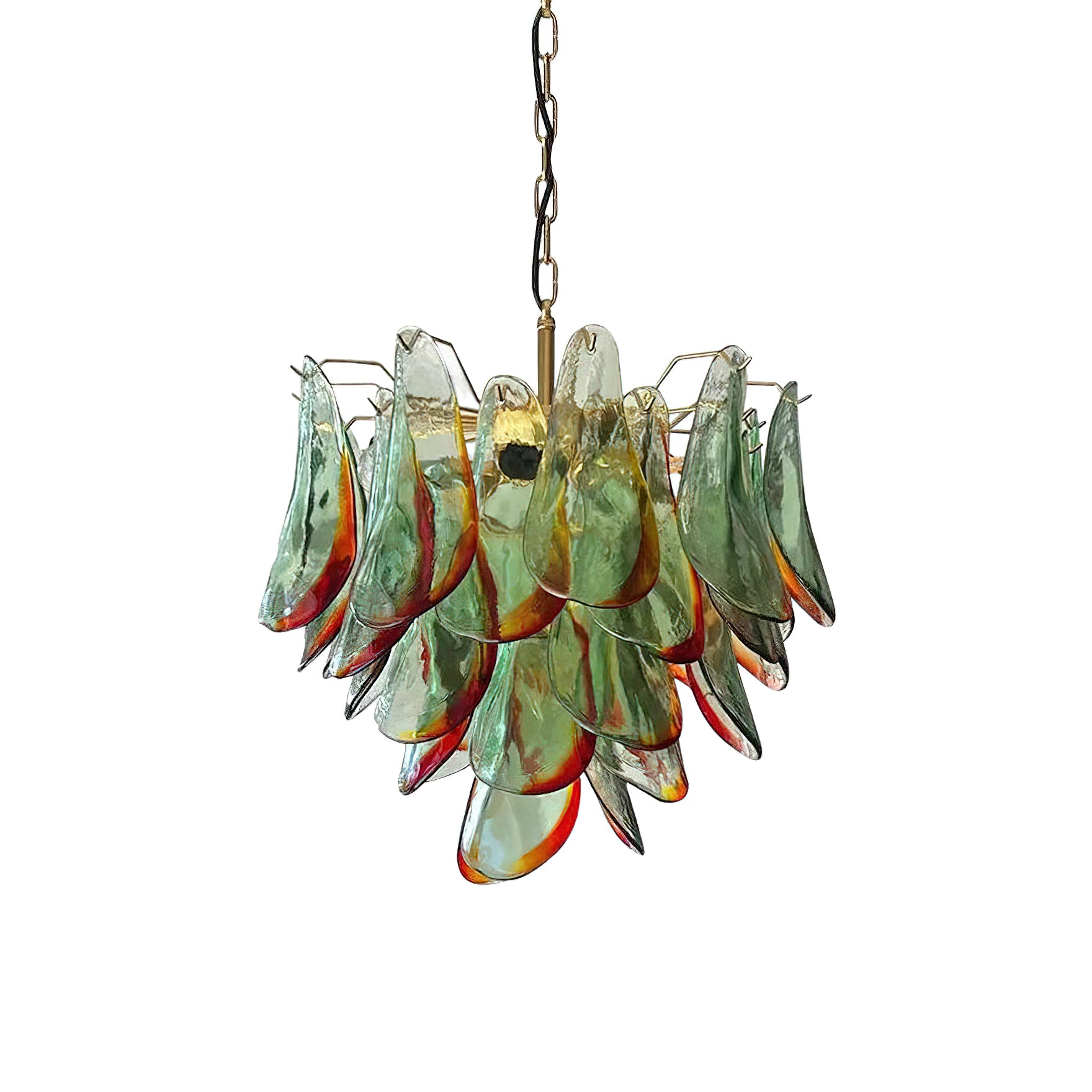 Elegant Marielle Murano Glass Chandelier - Handcrafted Italian Lighting Fixture for Dining Room, Living Room & Bedroom Decor
