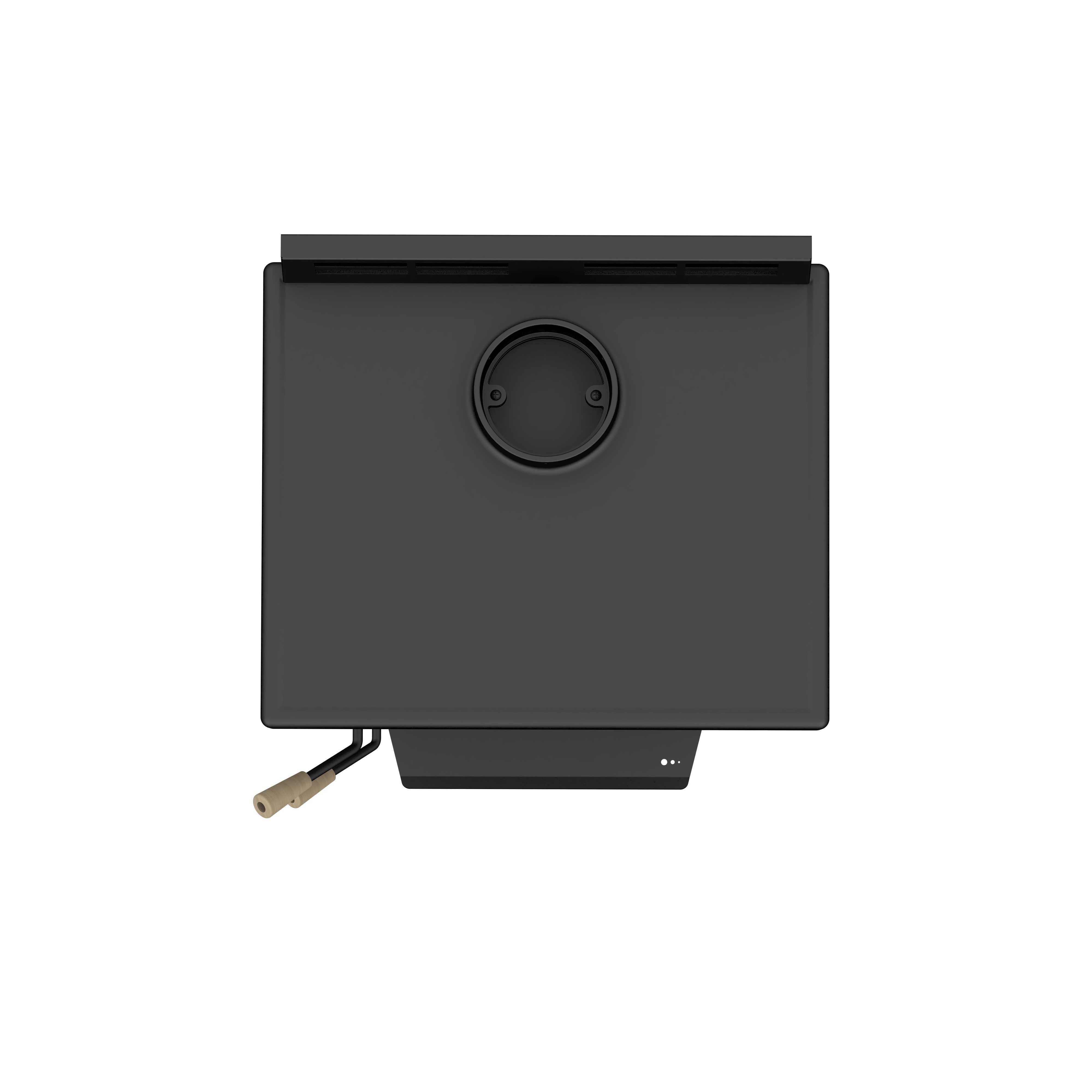 Drolet Bistro DB04815 Wood Burning Cook Stove - 2,100 Sq. Ft Heating Area - Efficient Wood Stove for Home & Cabin - Perfect for Cooking, Heating & Cozy Winter Nights