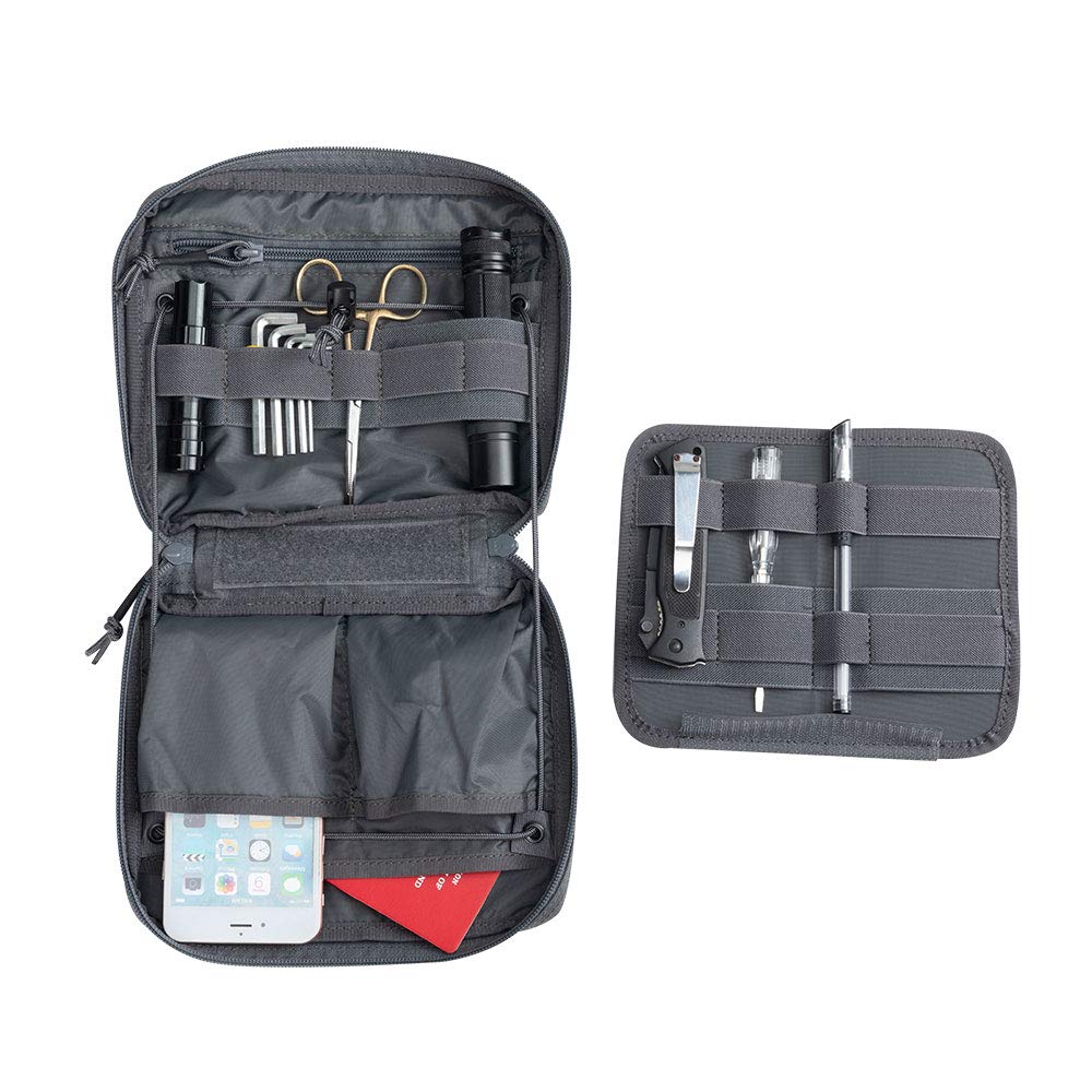 EXCELLENT ELITE SPANKER Molle Admin Pouch - Tactical EDC EMT Utility Tool Organizer Bag for Medical Gear & Modular Storage | Perfect for Waist Pack, Outdoor Adventures & Emergency Preparedness