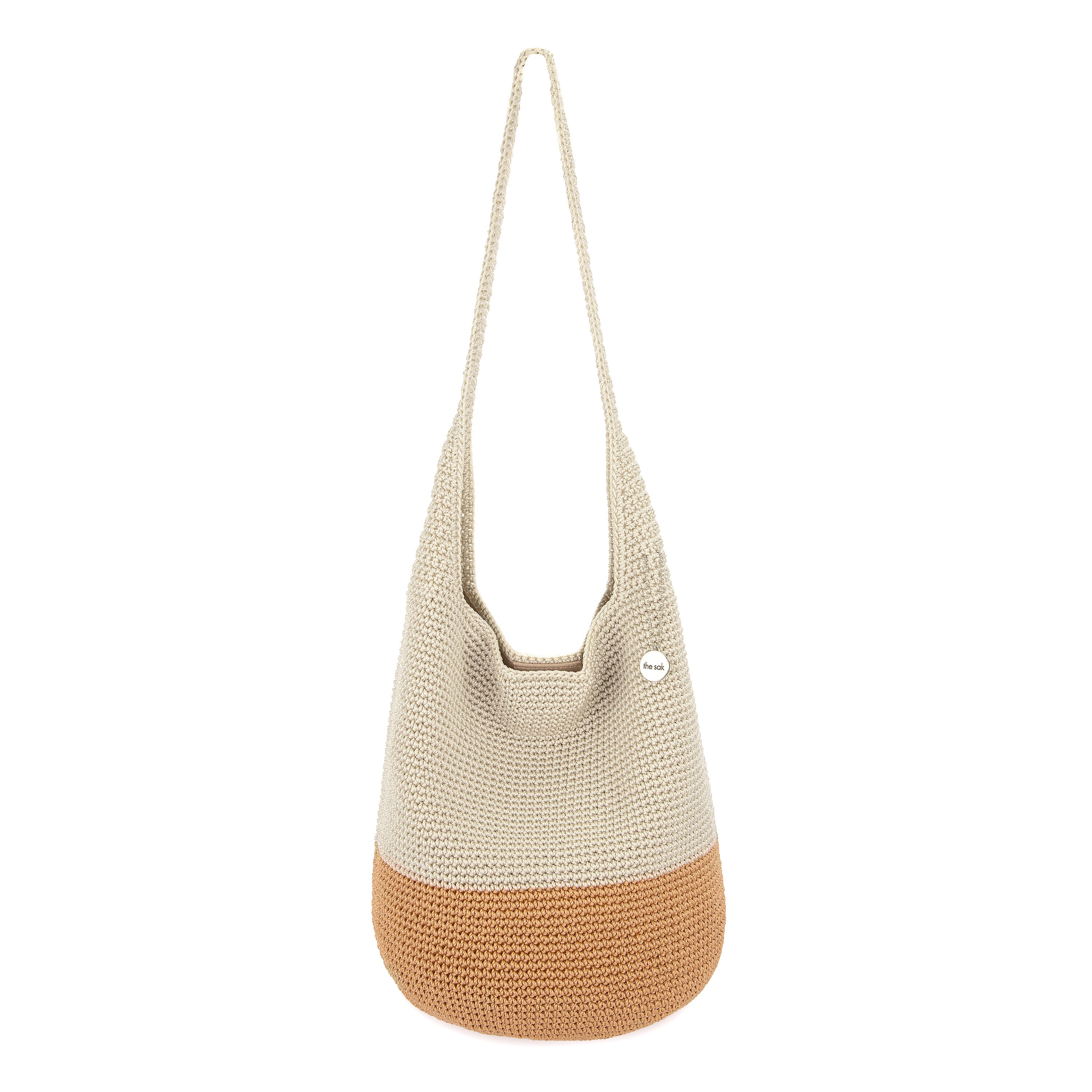 Hand Crochet - Natural and Bamboo Block