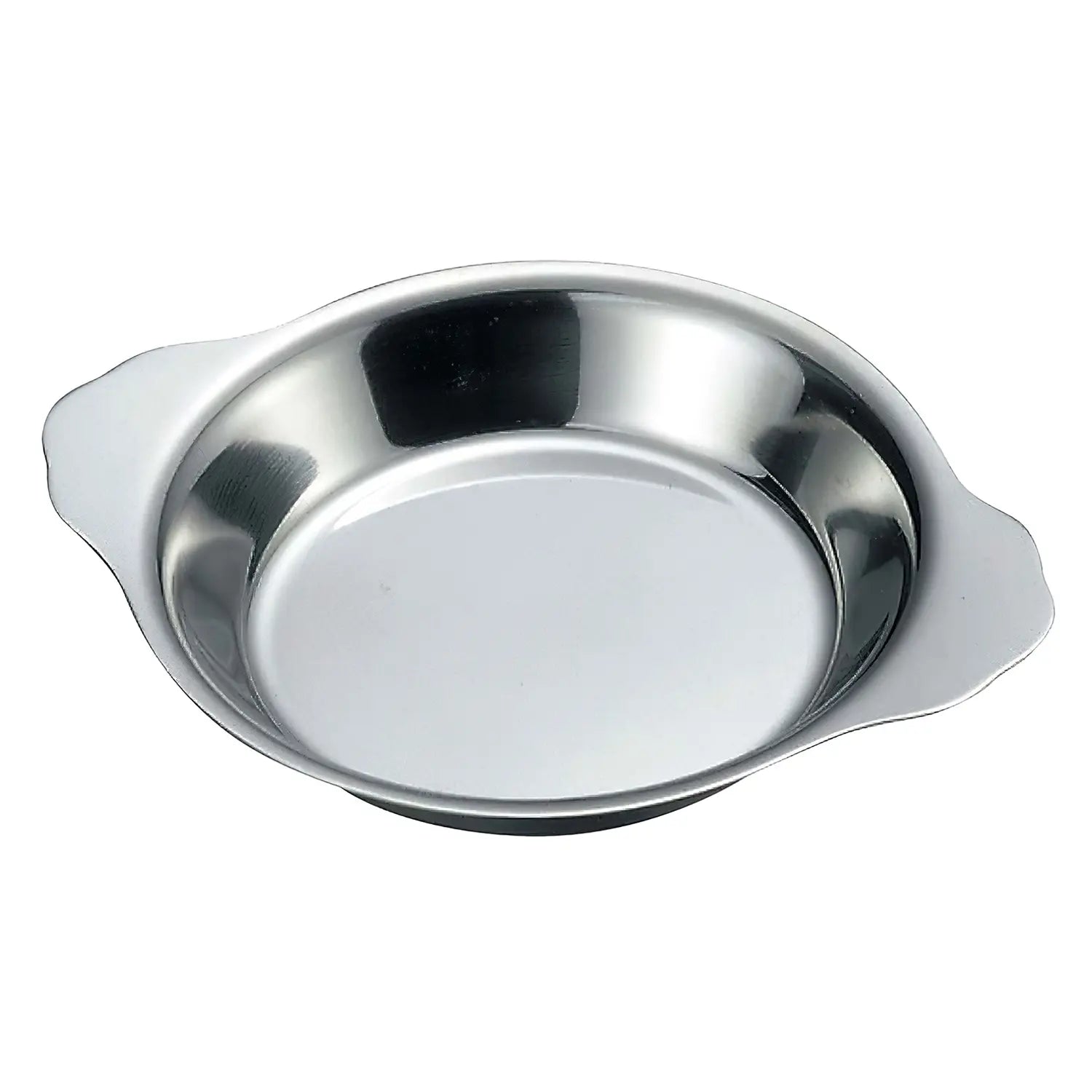 Premium Ikeda Stainless Steel Round Gratin Dish - Oven Safe Baking Pan for Casseroles, Lasagna & Desserts - Perfect for Family Dinners & Holiday Cooking