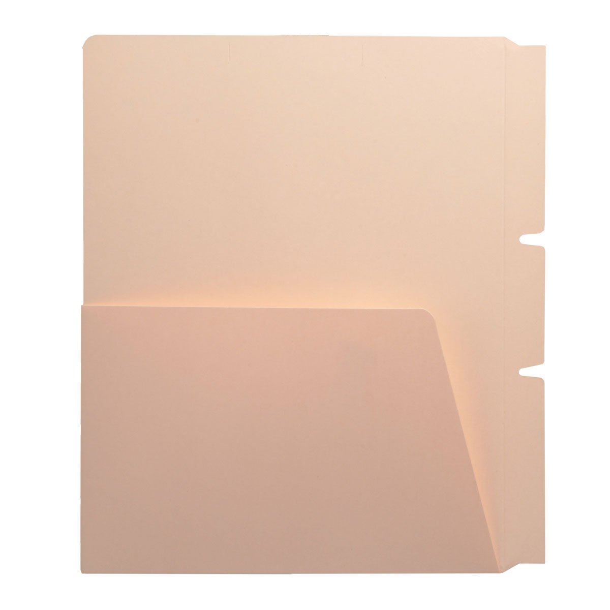 Self Adhesive File Dividers with Standard Side Flap - 1/2 Pocket on Both Sides (100-Pack) - Perfect for Office Organization, Filing Systems & Document Management