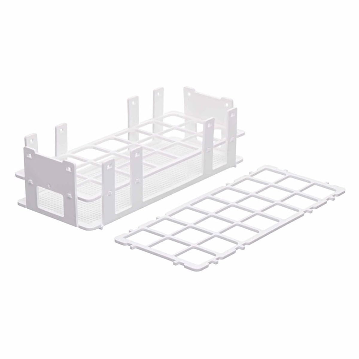 AANIJ® 13mm x 90 Tubes Polypropylene Test Tube Stand - Durable Wire Pattern Design for Laboratory Use | Perfect for Science Experiments, Chemistry Labs & Research Facilities