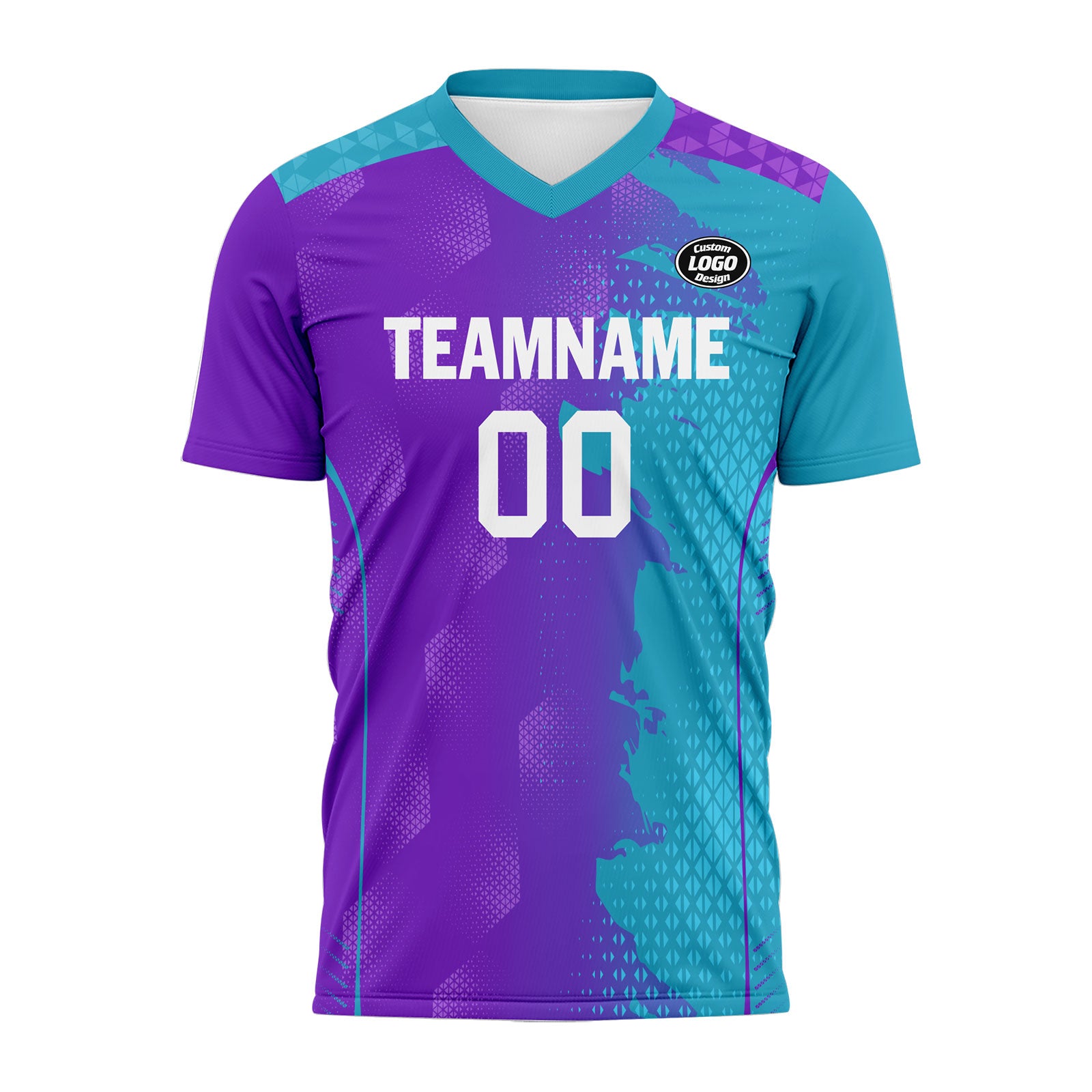 Custom Blue & Purple Soccer Jersey Sets - Personalized Team Uniforms SCJ101 D020210 for Men, Women & Youth - Perfect for Matches, Training & Fan Gear