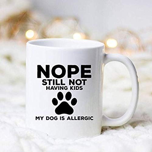 Funny Dog Lover Mug - 11oz Ceramic Coffee Cup for Dog Owners & Pet Enthusiasts - Perfect Gift for Dog Parents - Enjoy Your Morning Coffee or Tea at Home or Office