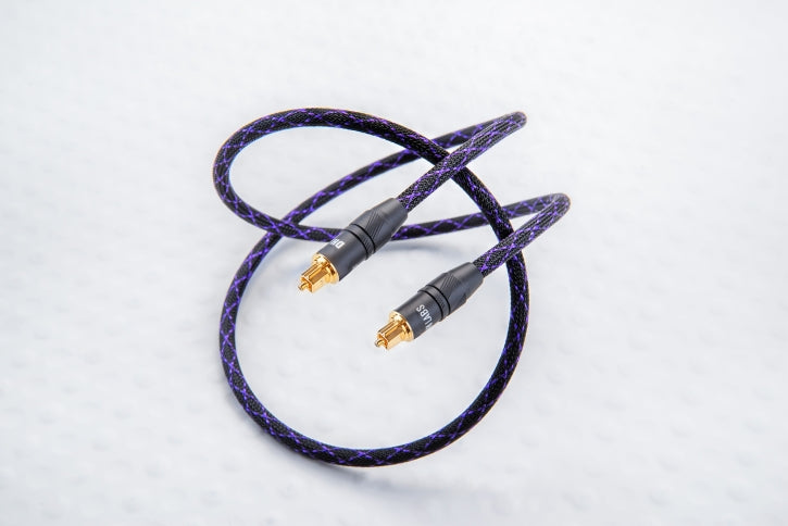 Premium DH Labs Glass Master Toslink Digital Optical Audio Cable - High-Performance for Home Theater, Gaming & Hi-Fi Systems