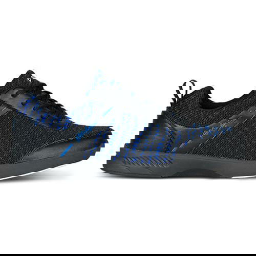 KR Strikeforce Men's Flyer Mesh Bowling Shoes - Black/Royal - Lightweight & Breathable for Comfortable Performance on the Lanes