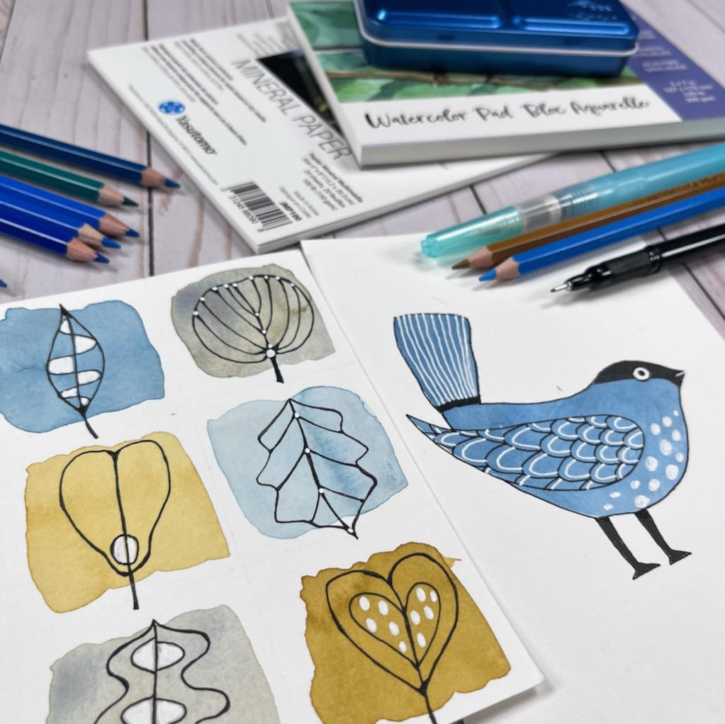 Heavy Multi Media Mineral Paper - 5 Sheets 22