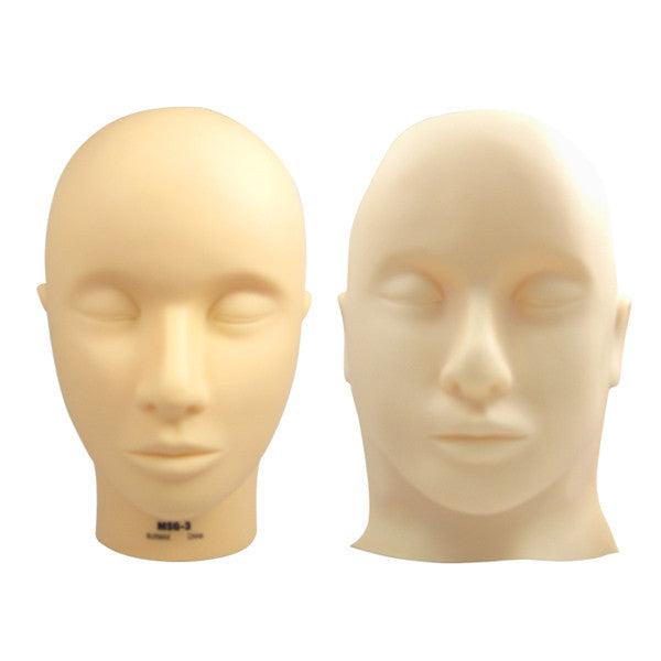 Professional Camera Ready Cosmetics Makeup Practice Head & Mask Set - Perfect for Makeup Artists, Students & Beauty Enthusiasts - Great for Practice, Training & Photography Sessions