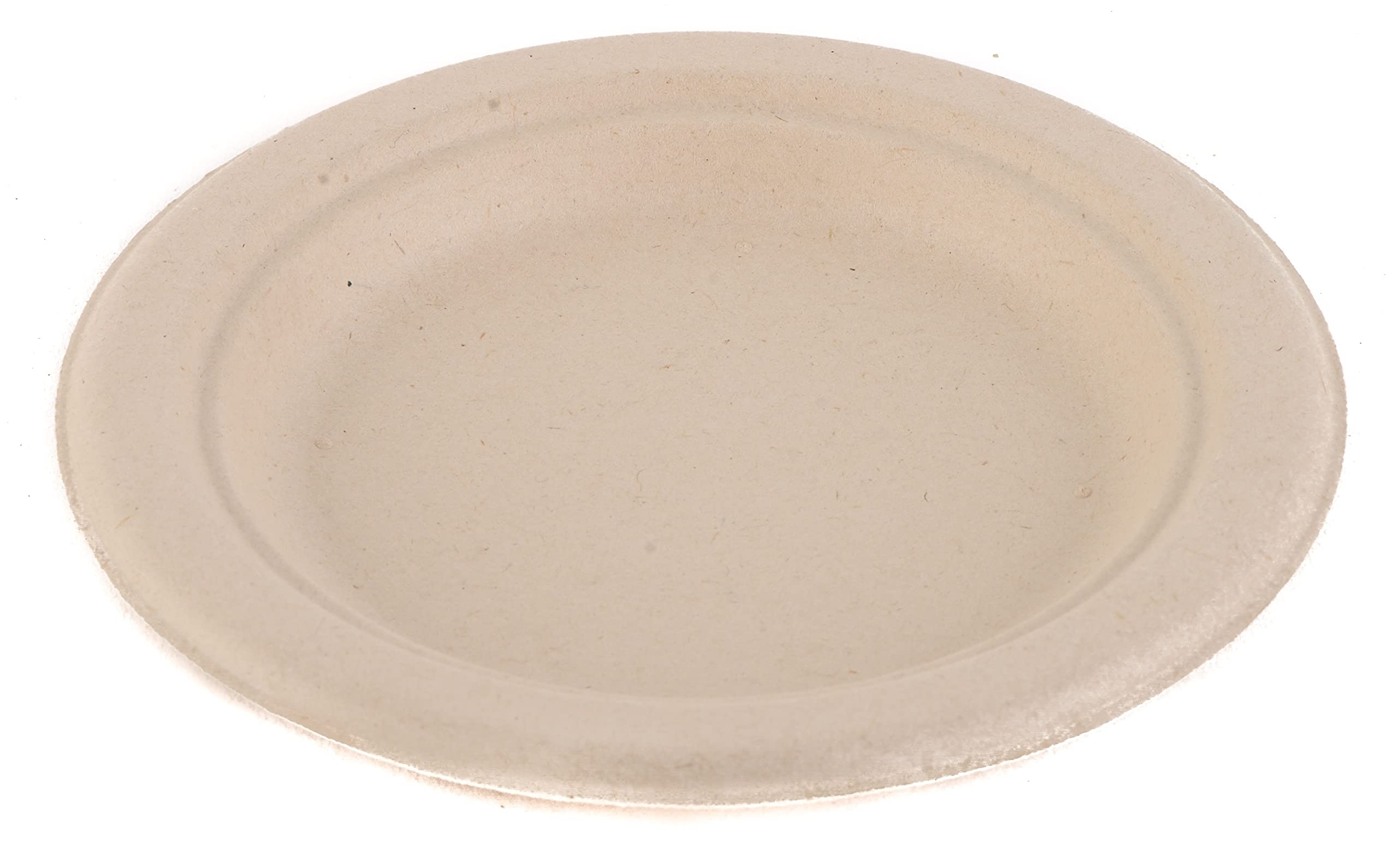 EcoQuality 100% Compostable 6 Inch Plates - Natural Sugarcane Bagasse Bamboo Biodegradable Dinnerware - Eco-Friendly Disposable Plates for Parties, Picnics, Birthdays & Events (200 Pack, Microwave Safe) - Perfect for Desserts, Appetizers & Sustainable Dining
