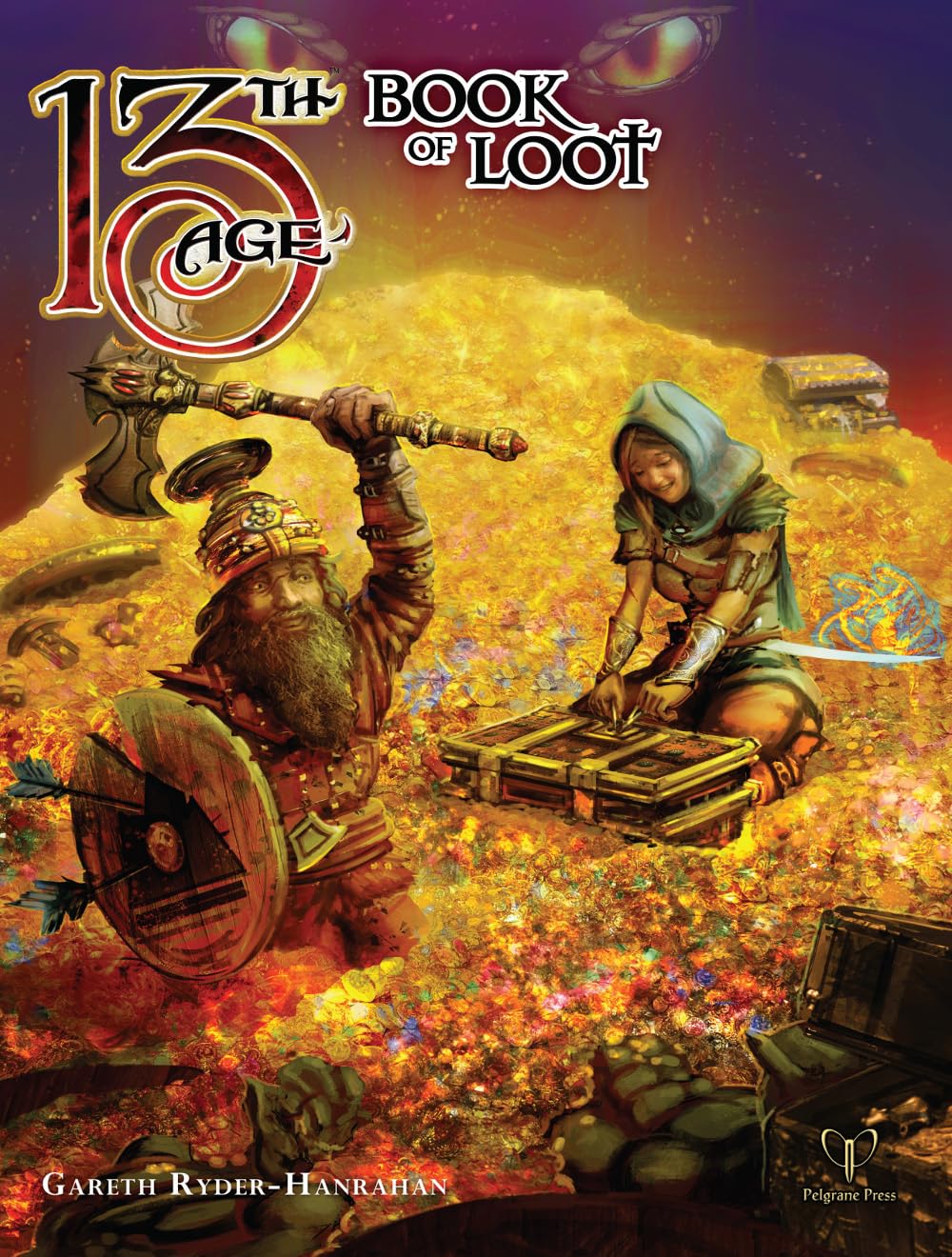 Pelgrane Press The Book of Loot - RPG Treasure Guide for Dungeon Masters & Players | Fantasy Tabletop Gaming Accessory for D&D Campaigns