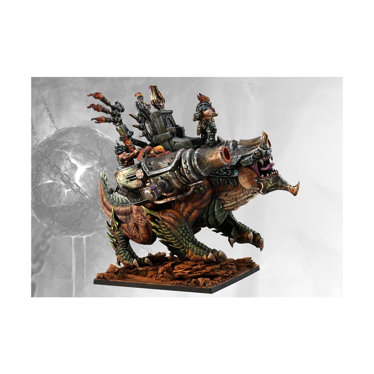 Para Bellum Wargames Conquest: Dweghom - Hellbringer Drake Miniature | Tabletop Strategy Game | Fantasy Battle Scenes & Collectible Figurine