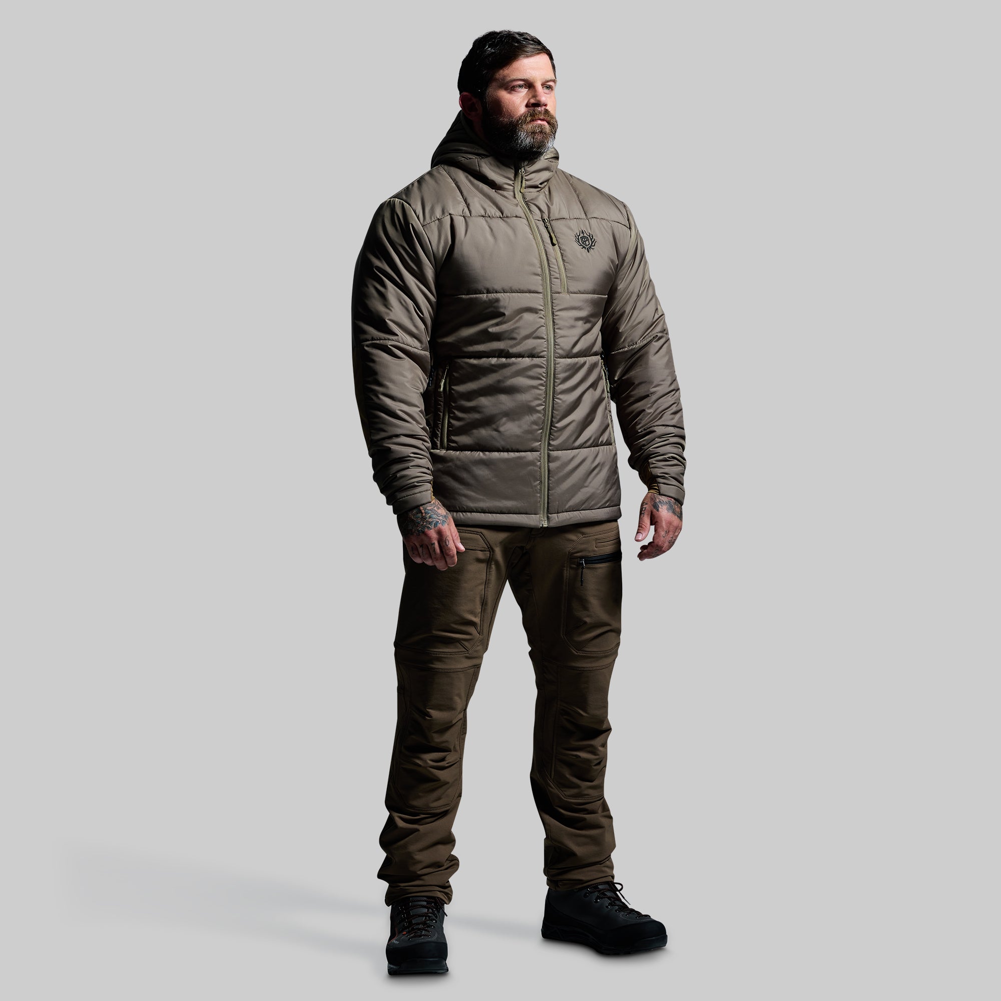 Men's Tundra Jacket 2.0 - Waterproof Winter Coat for Hiking & Outdoor Activities | Windproof Insulated Parka for Cold Weather | Earth Color