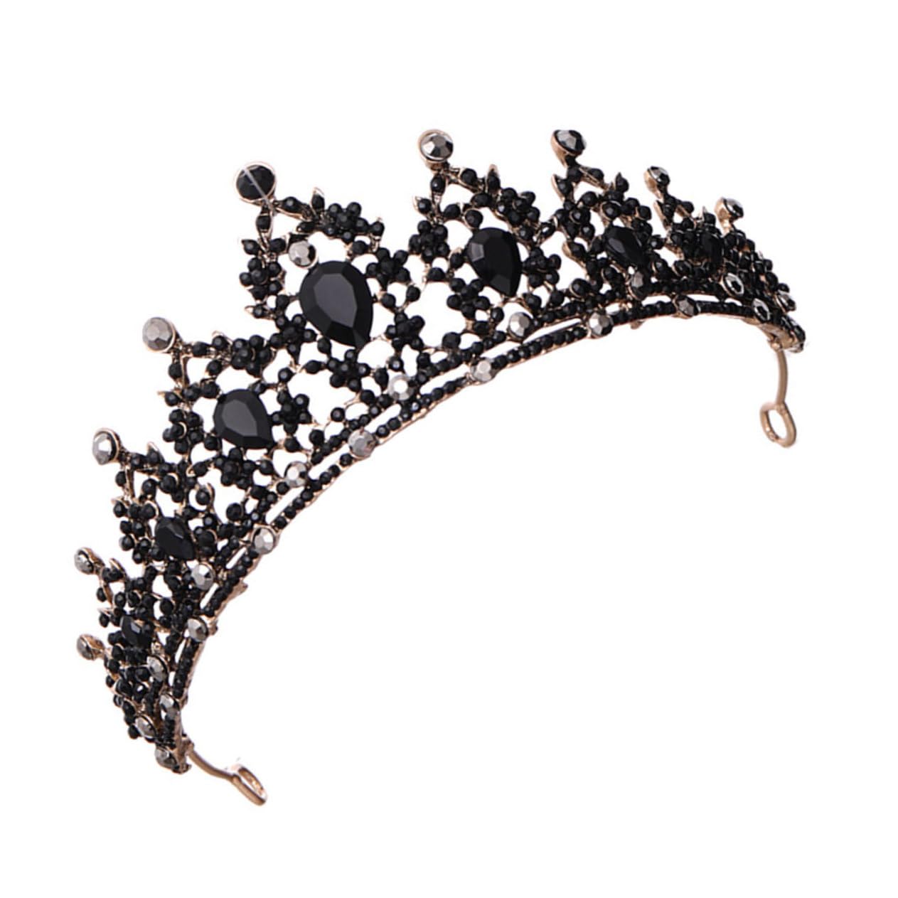 FOMIYES 3-Piece Rhinestone Wedding Tiara Set for Women - Bridal Headpiece, Baroque Crown & Hair Accessories for Bride, Fairy Princess Look - Perfect for Weddings, Prom, Pageants & Special Occasions