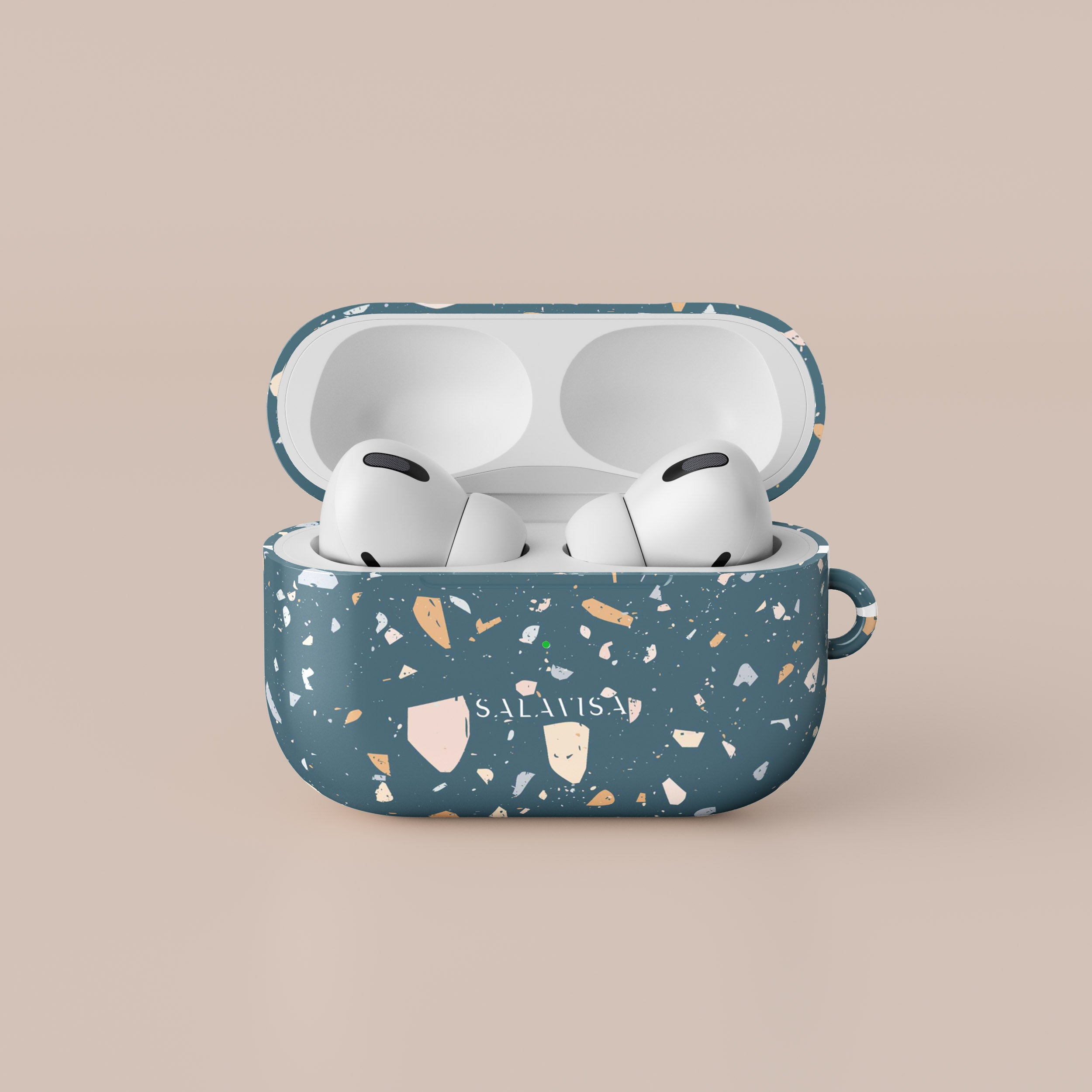 Terrazzo Pattern AirPods Pro Case - Marble Design Protective Cover for Apple AirPods Pro 1/2/3 - Stylish & Durable Phone Accessory for Travel, Work & Daily Use