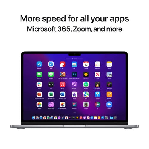 Apple MacBook Air 13.6-inch Laptop with M2 Chip (Space Gray) - Lightweight & Powerful for Work, Study & Creative Projects
