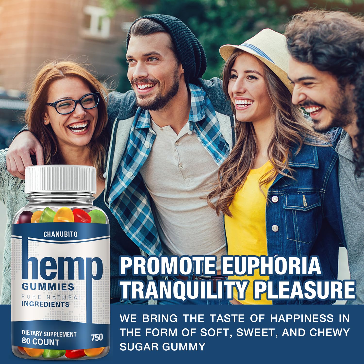 Organic High Potency Hemp Gummies - 1 Pack with Pure Hemp Oil Extract for Pain Relief, Better Sleep & Stress Support | Vegan, Non-GMO Natural Fruity Edibles | Perfect for Nighttime Relaxation & Daily Wellness Routine
