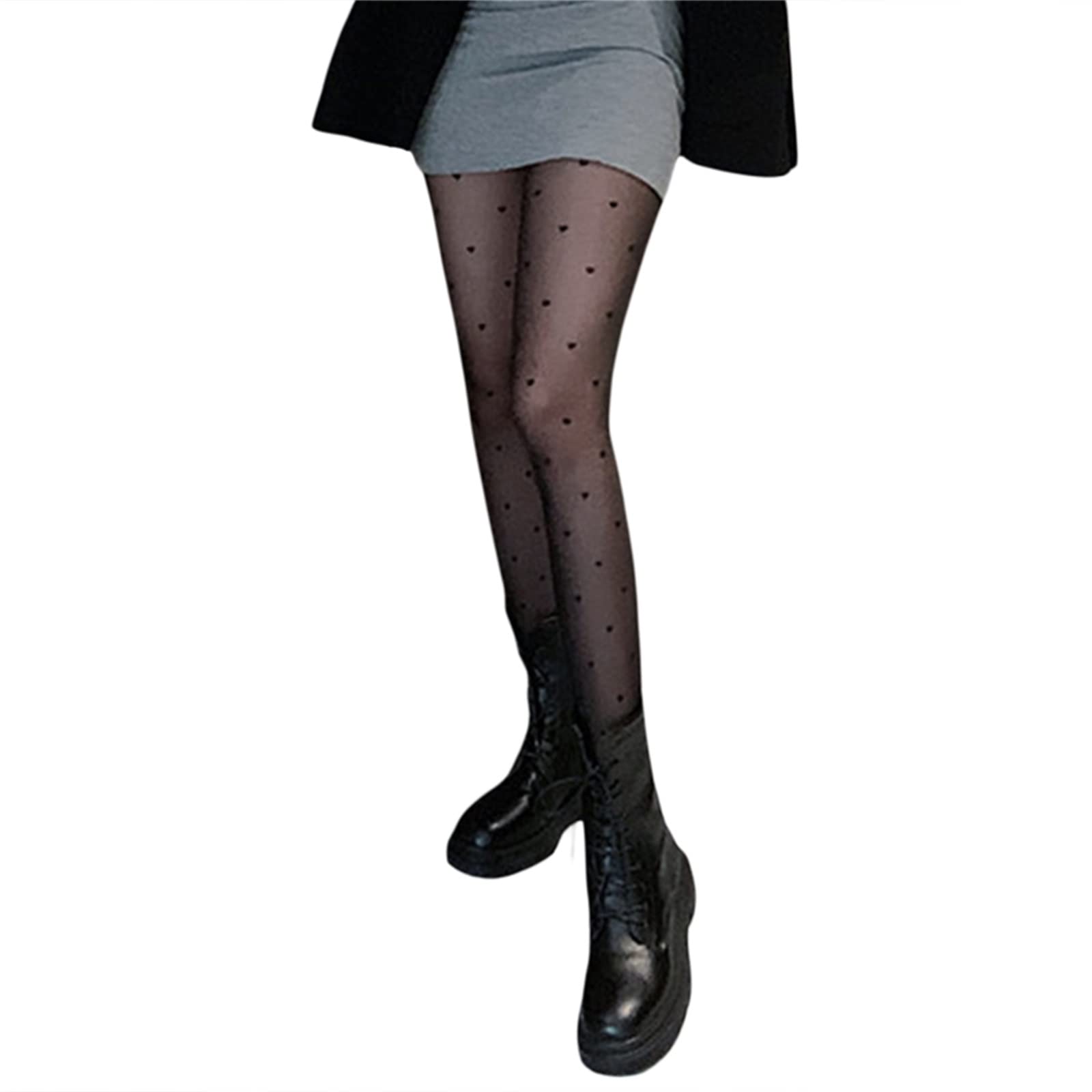 Women's Control Top Stockings - Fashionable Sheer Tights with Compression, Thigh High Sexy Stockings for Everyday Wear & Special Occasions