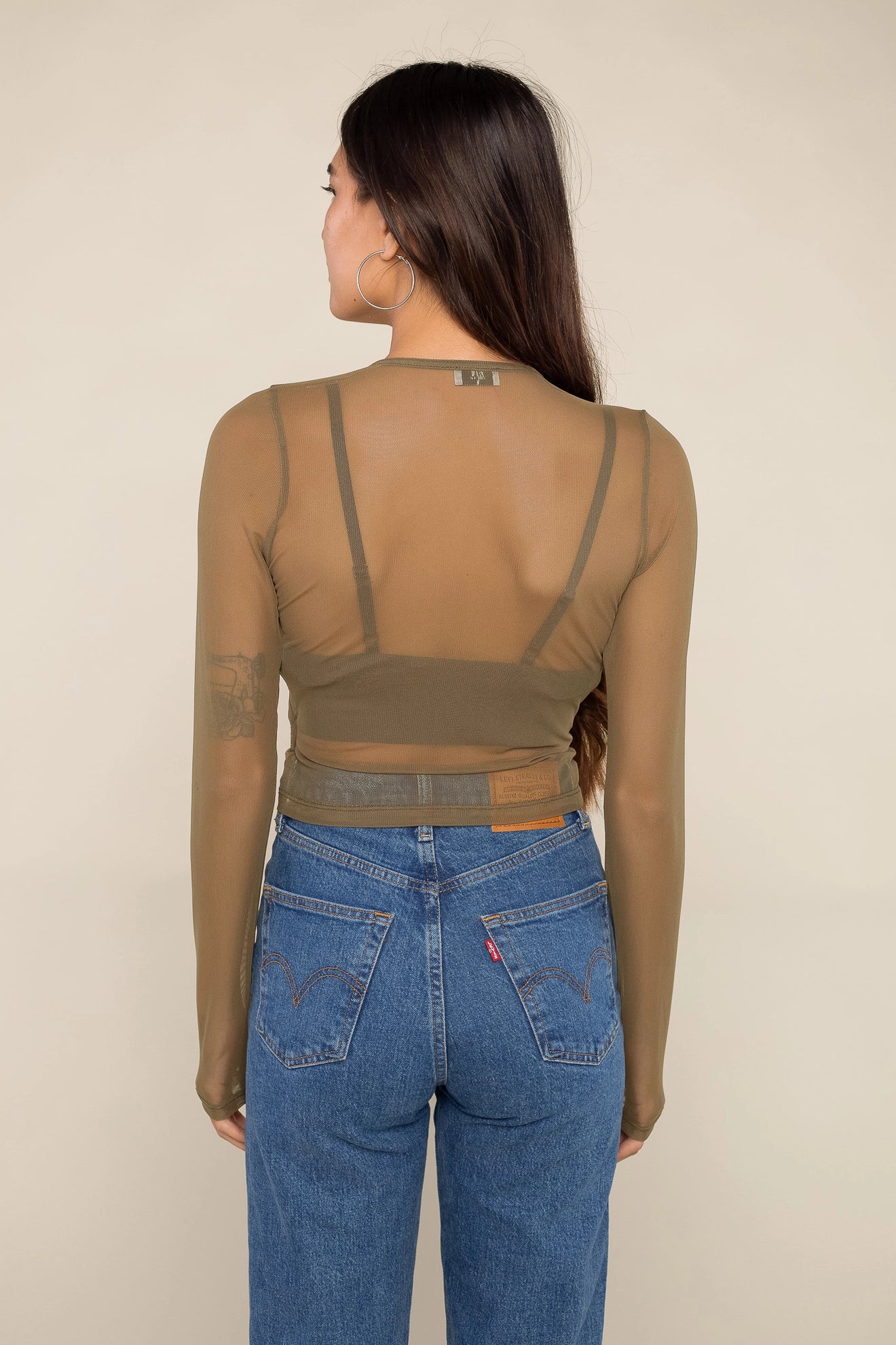 Becca Shirred Top for Women - Stylish & Comfortable Black or Olive Blouse for Casual Wear, Date Night & Office Outfits