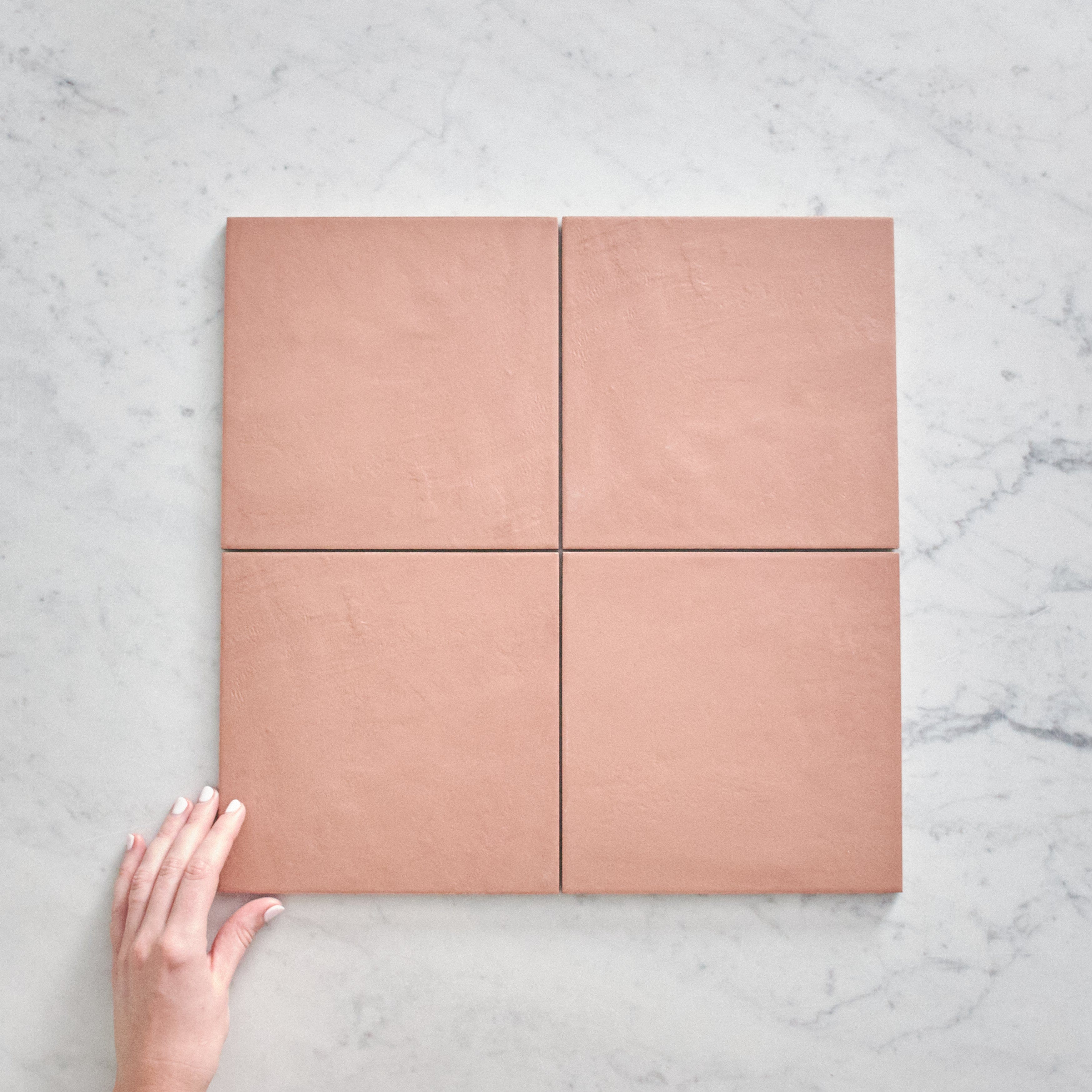 Bronte Square Terracotta Tile - Rustic Clay Floor & Wall Tiles for Kitchen, Bathroom & Outdoor Patio Decor