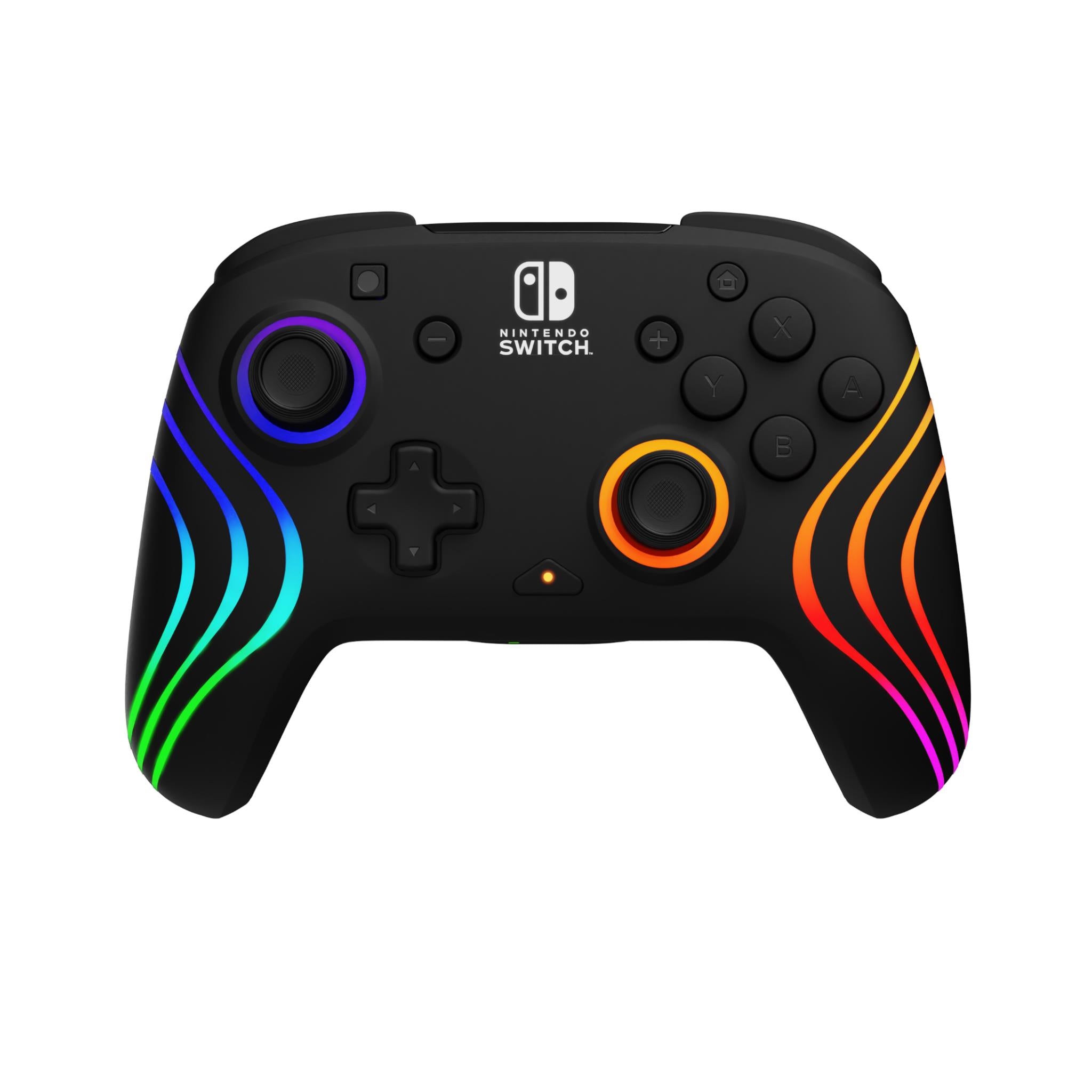 Afterglow Wave Wireless Controller Plus for Nintendo Switch - Ergonomic Gamepad with Motion Controls & Customizable Buttons (Black) - Perfect for Multiplayer Gaming, Party Play & Competitive eSports