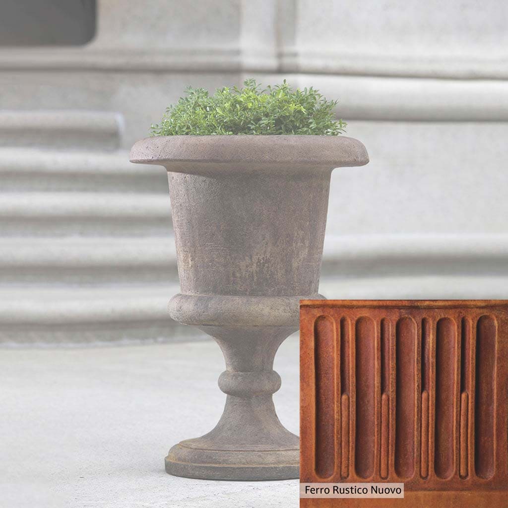 Campania International Smithsonian Goblet Urn - Elegant Glass Vase for Home Decor, Wedding Centerpieces & Memorial Displays