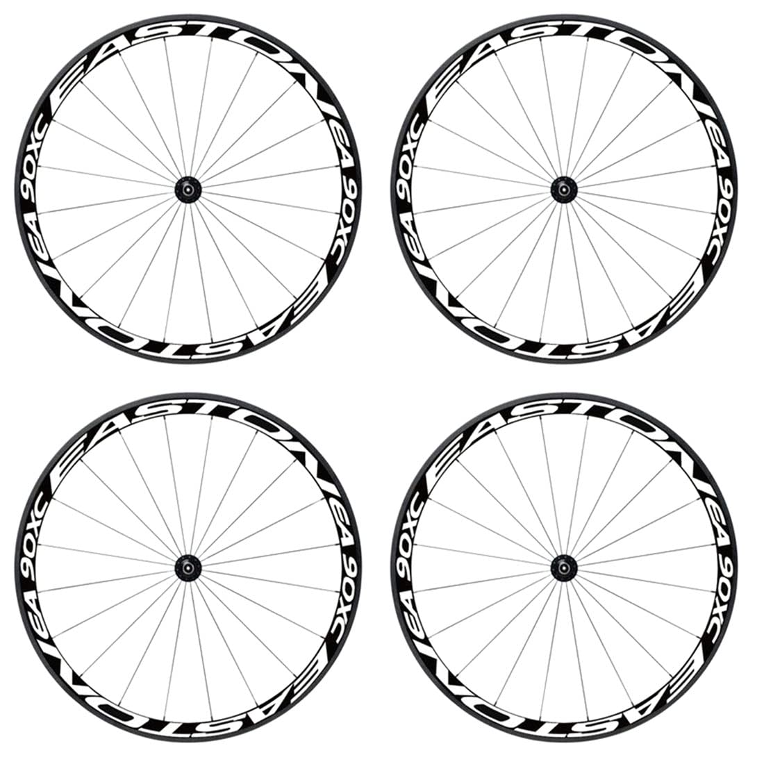 HMANE 4Pcs Bike Reflective Stickers - High Visibility Safety Decals for Bicycle Wheels & Rims - Perfect for Night Cycling, Commuting & Road Safety