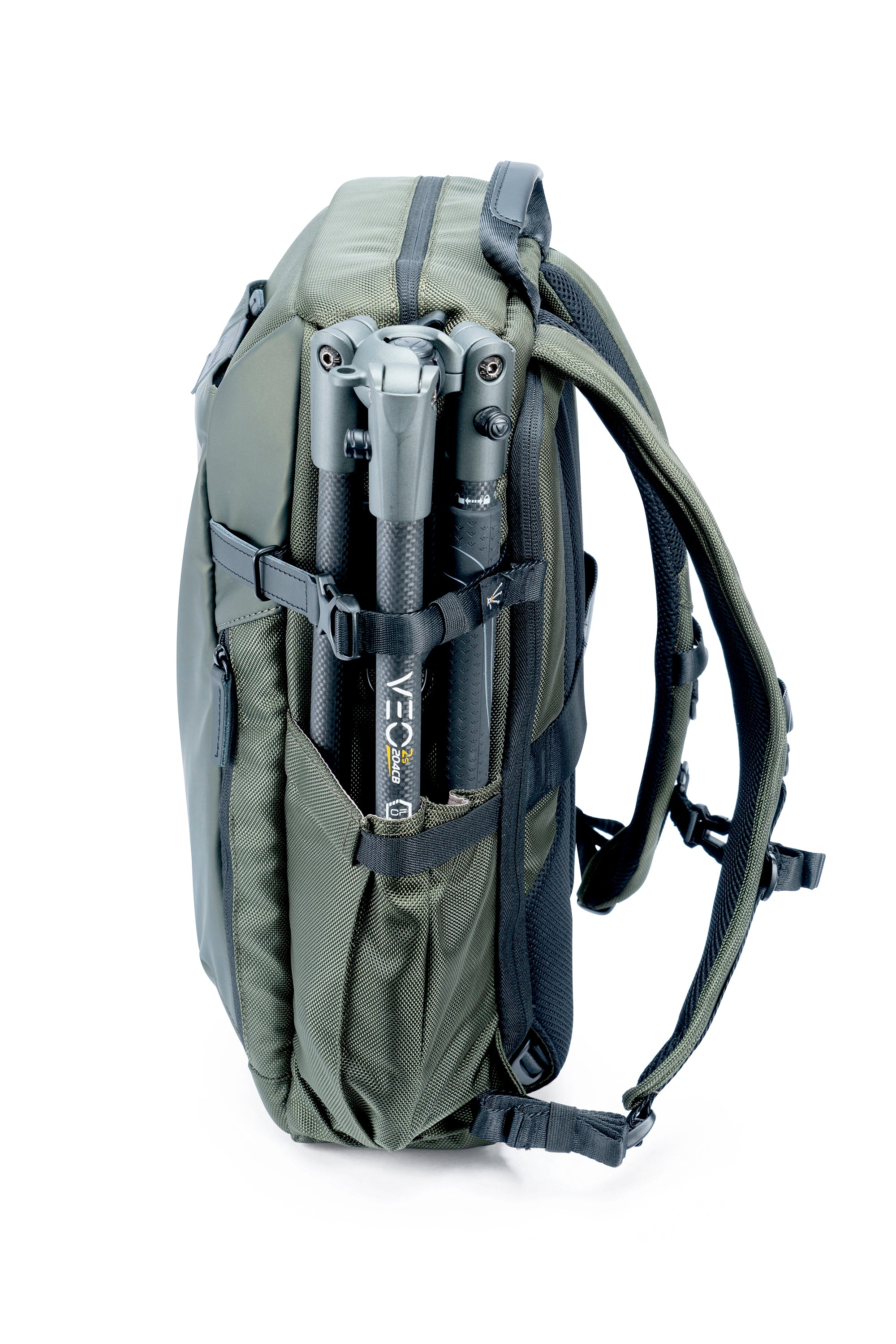VEO SELECT 45L Waterproof Hiking Backpack Green - Lightweight Travel Backpack for Outdoor Camping, Trekking & Daily Commute