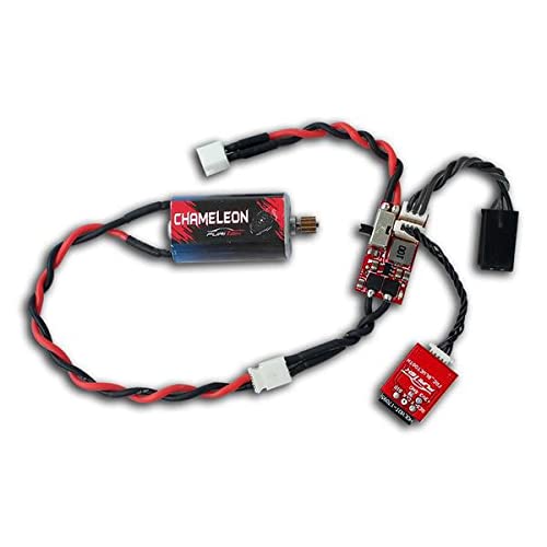 FURITEK IGMELON Brushed Combo Kit for SCX24 - Chameleon Brushed DC Motor & Iguana Pro ESC with Mounting Plate - Axial SCX24 RC Car Electronics Upgrade - Perfect for Crawling and Off-Road Adventures