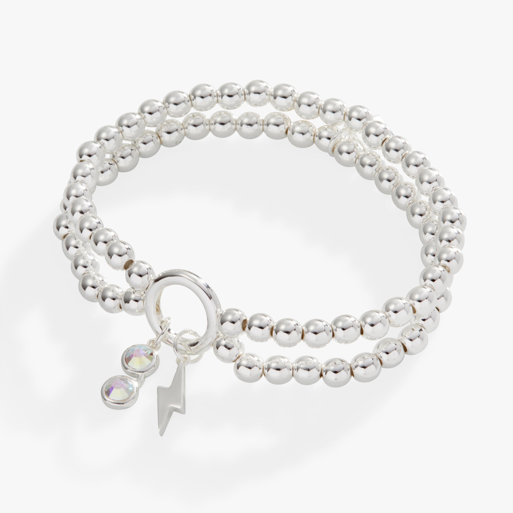Harry Potter™ Duo Charm Double Stretch Bracelet - Magical Jewelry for Fans, Perfect for Cosplay, Gift Giving & Everyday Wear