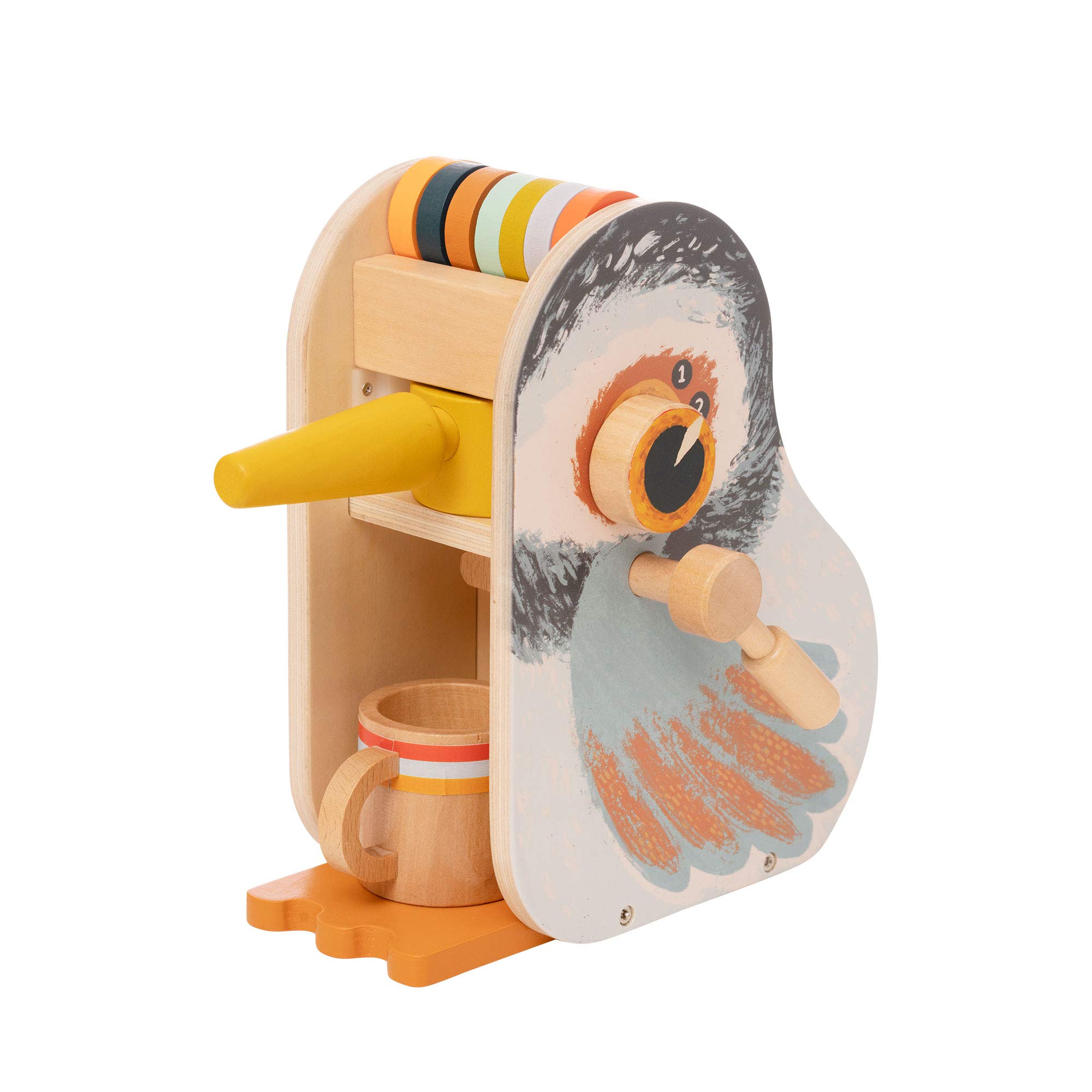 Manhattan Toy Early Bird Espresso Pretend Play Kitchen Set for Toddlers & Kids - Perfect for Role Play, Learning & Fun at Home or Preschool
