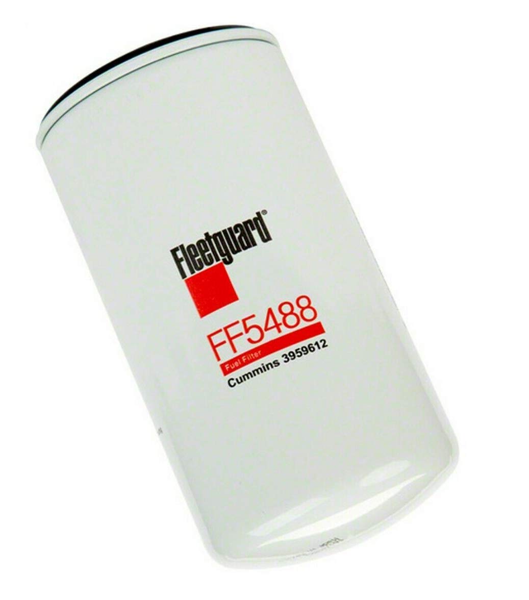 FF5488 Fleetguard Fuel Filter - Pack of 6 | Heavy Duty Diesel Engine Replacement Part for Trucks & Heavy Equipment | Perfect for Semi Trucks, Construction Machinery & Agricultural Vehicles