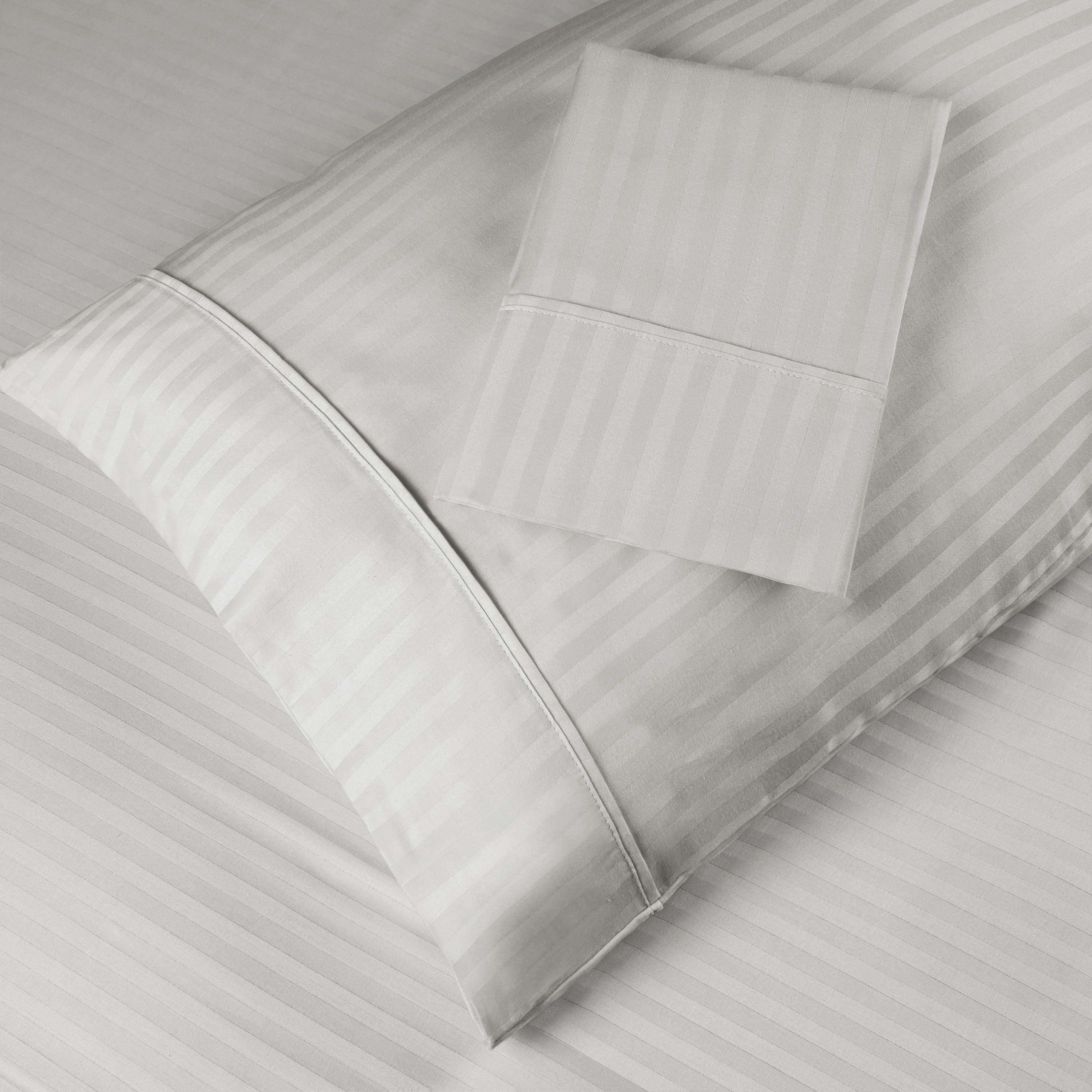 Premium 400 Thread Count Egyptian Cotton Pillowcase Set of 2 - Soft & Breathable Bedding for Side Sleepers, Hotel Luxury Feel - Perfect for Master Bedroom, Guest Room & Travel