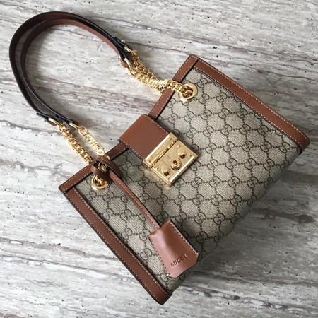 Gucci Padlock Small Shoulder Bag for Women - Genuine Leather Crossbody Purse with Gold-Tone Hardware, Brown - Perfect for Work, Travel & Evening Out