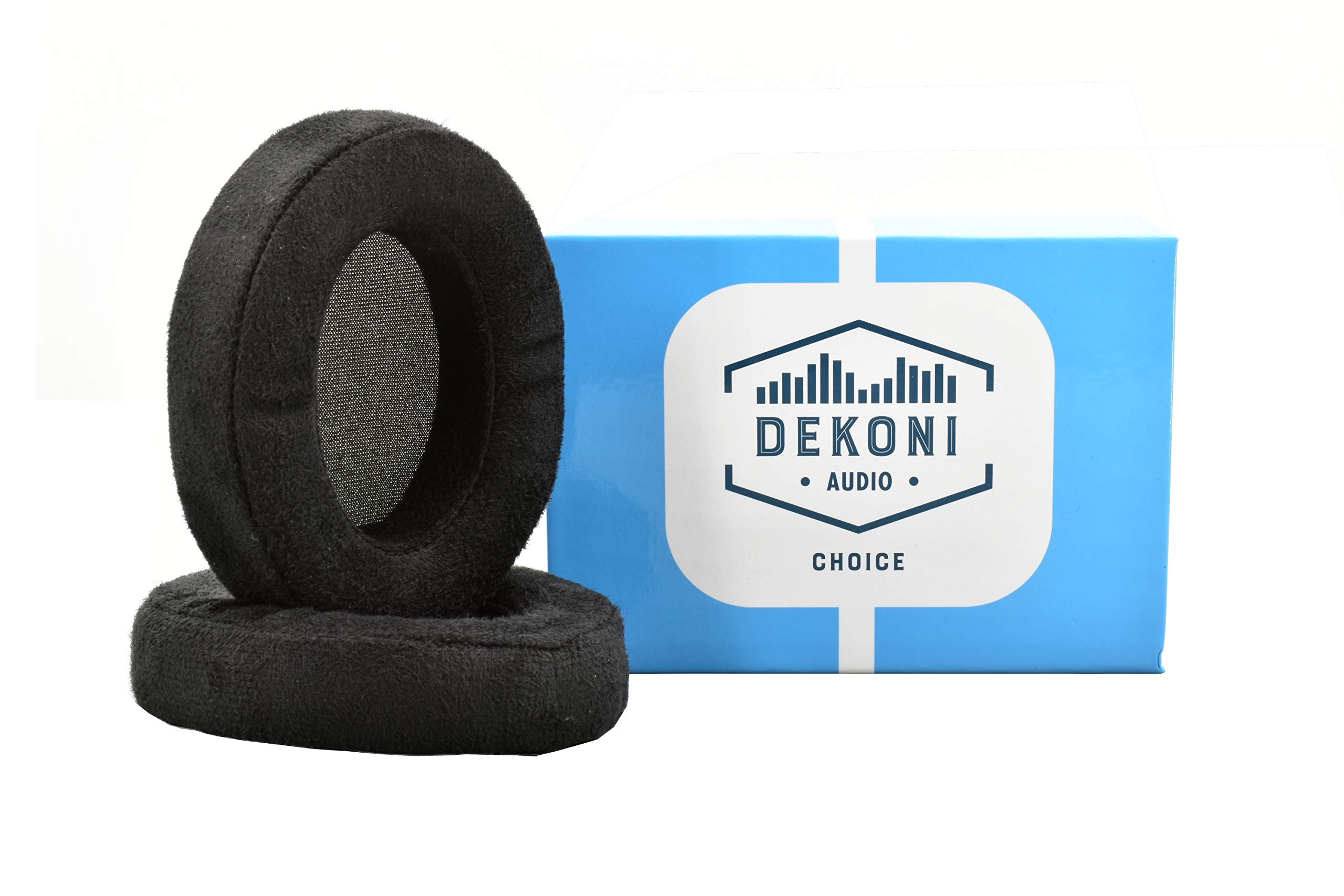 Dekoni Replacement Earpads for Audeze Mobius & Penrose Gaming Headsets - Premium Suede Foam Cushions (Black, 1 Pair) - Perfect for Long Gaming Sessions & Noise Isolation