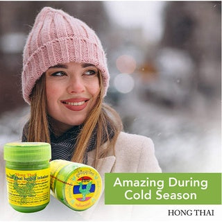 Hong Thai Traditional Thai Herbal Inhaler - Natural Nasal Congestion Relief & Motion Sickness Aid - Refreshing Aromatherapy for Travel, Work & Stress Relief