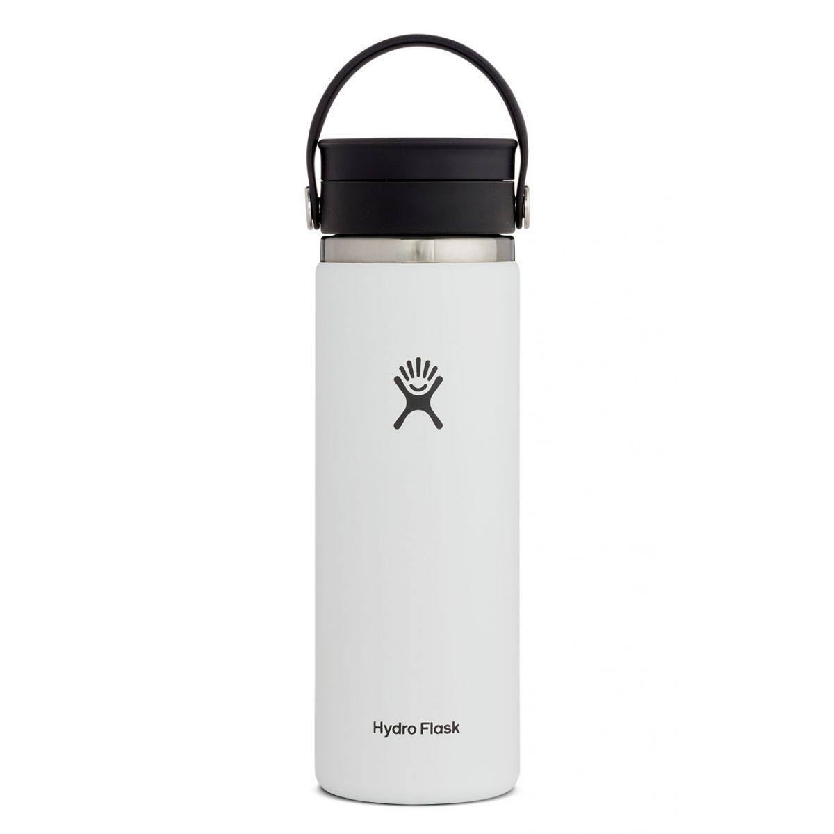20 oz Wide Mouth Water Bottle with Flex Sip Lid - Leakproof Stainless Steel Insulated Thermos for Gym, Hiking & Outdoor Activities